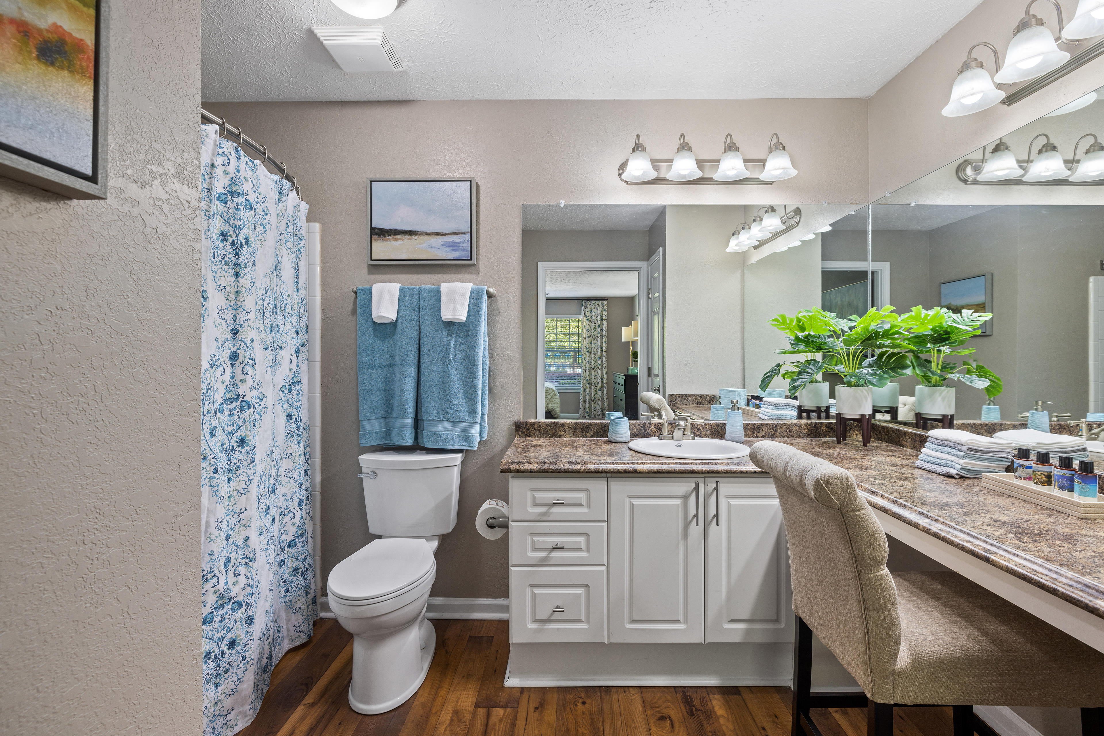 Bathroom at MAA Berkeley Lake luxury apartment homes in Duluth, GA