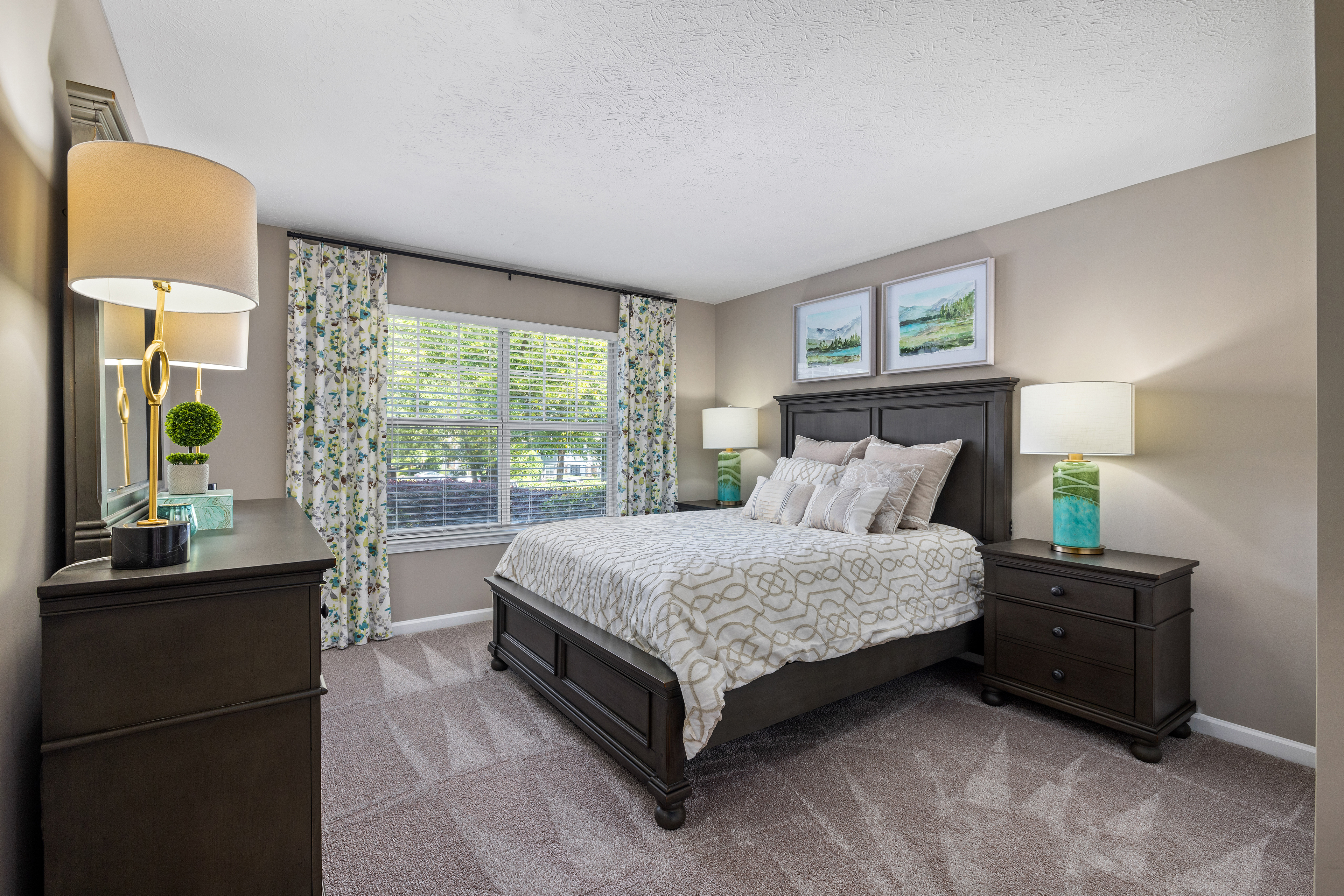 Bedroom at MAA Berkeley Lake luxury apartment homes in Duluth, GA