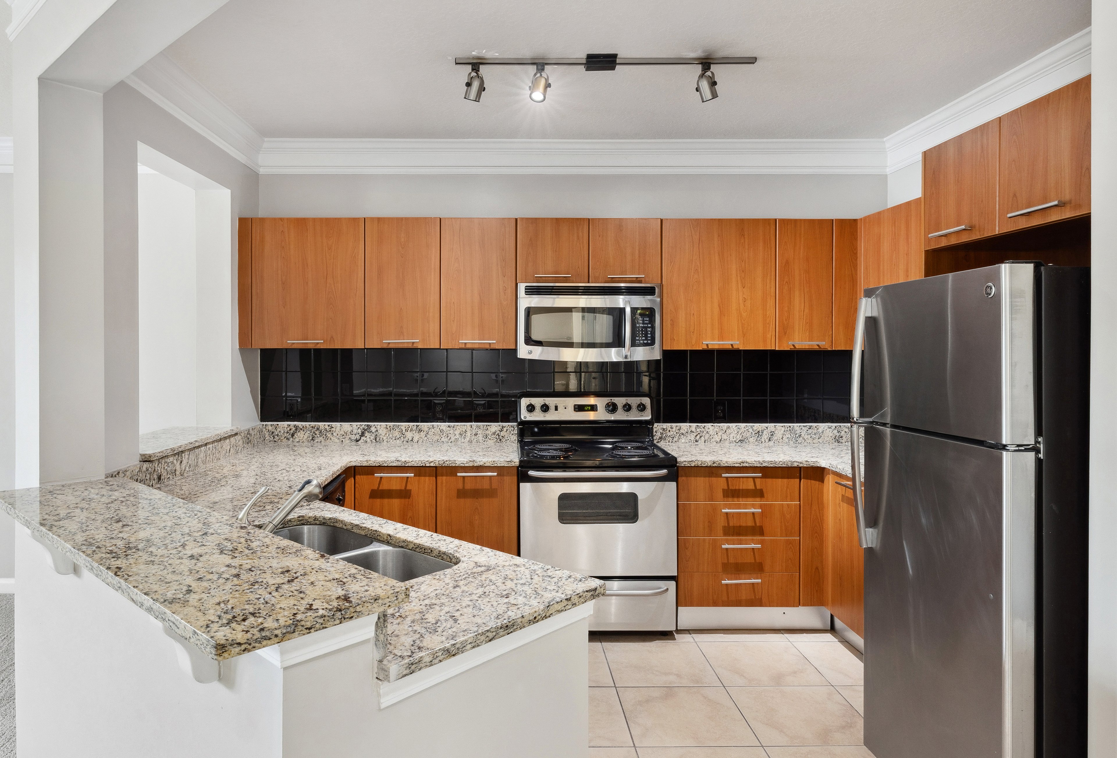 Kitchen at MAA Brookwood luxury apartment homes in Atlanta, GA