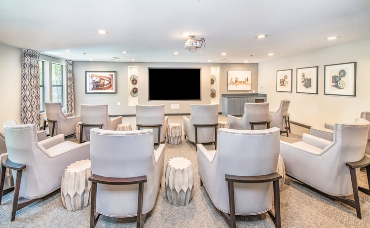 Theater at MAA Brookwood luxury apartment homes in Atlanta, GA