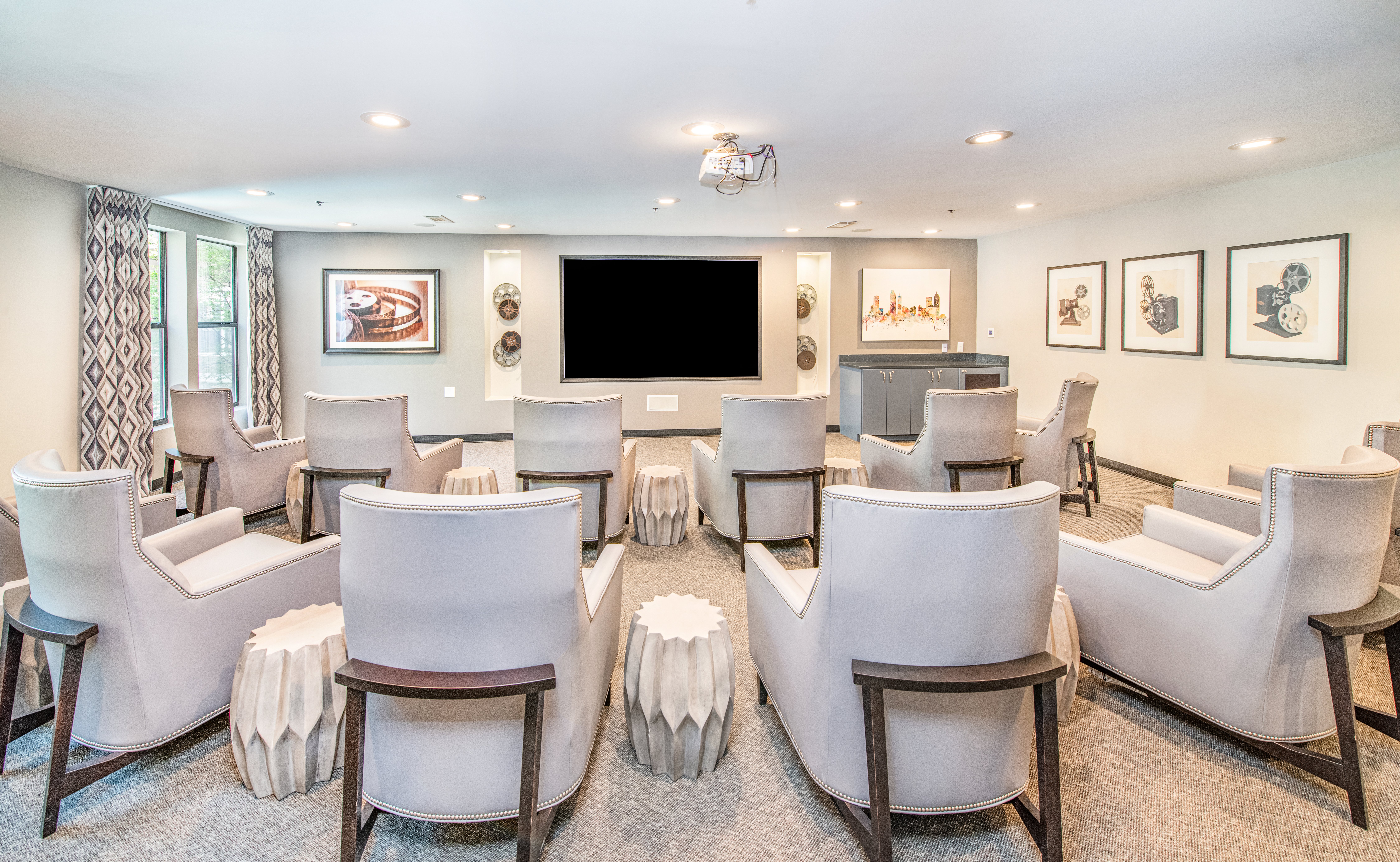 Theater at MAA Brookwood luxury apartment homes in Atlanta, GA