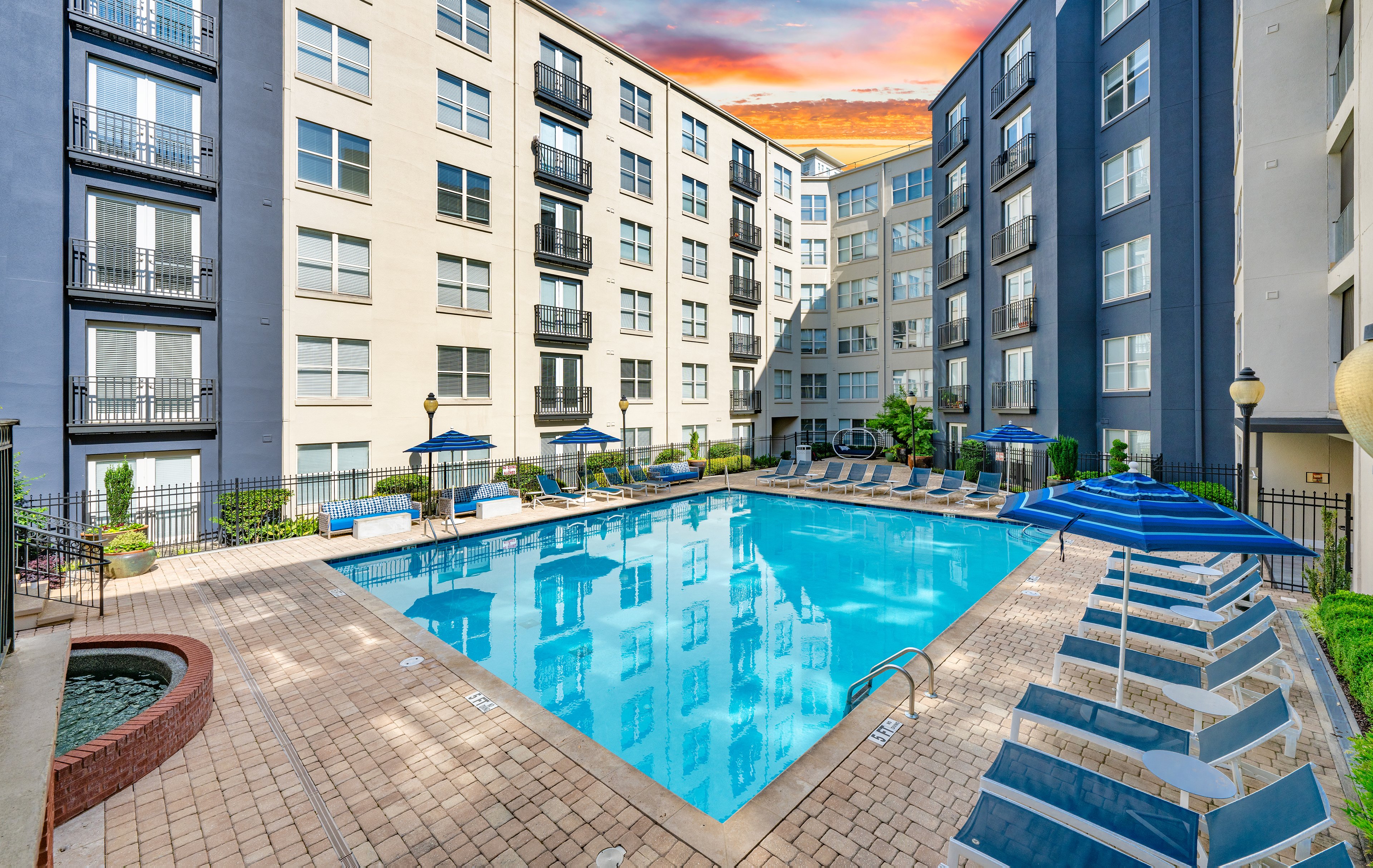 Pool at MAA Buckhead luxury apartment homes in Atlanta, GA