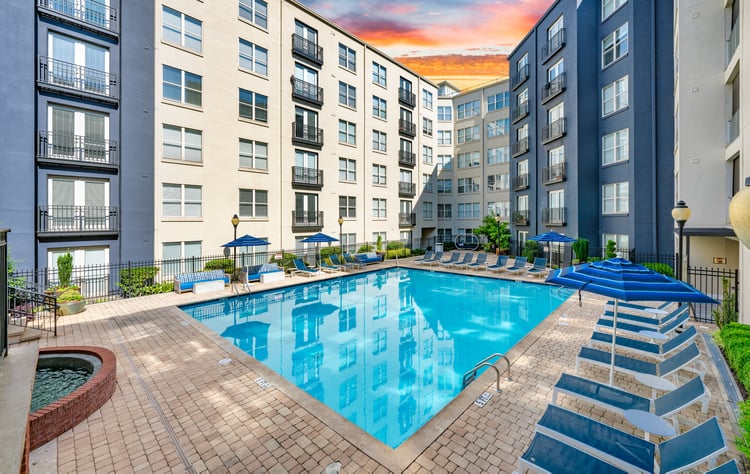 Pool at MAA Buckhead luxury apartment homes in Atlanta, GA