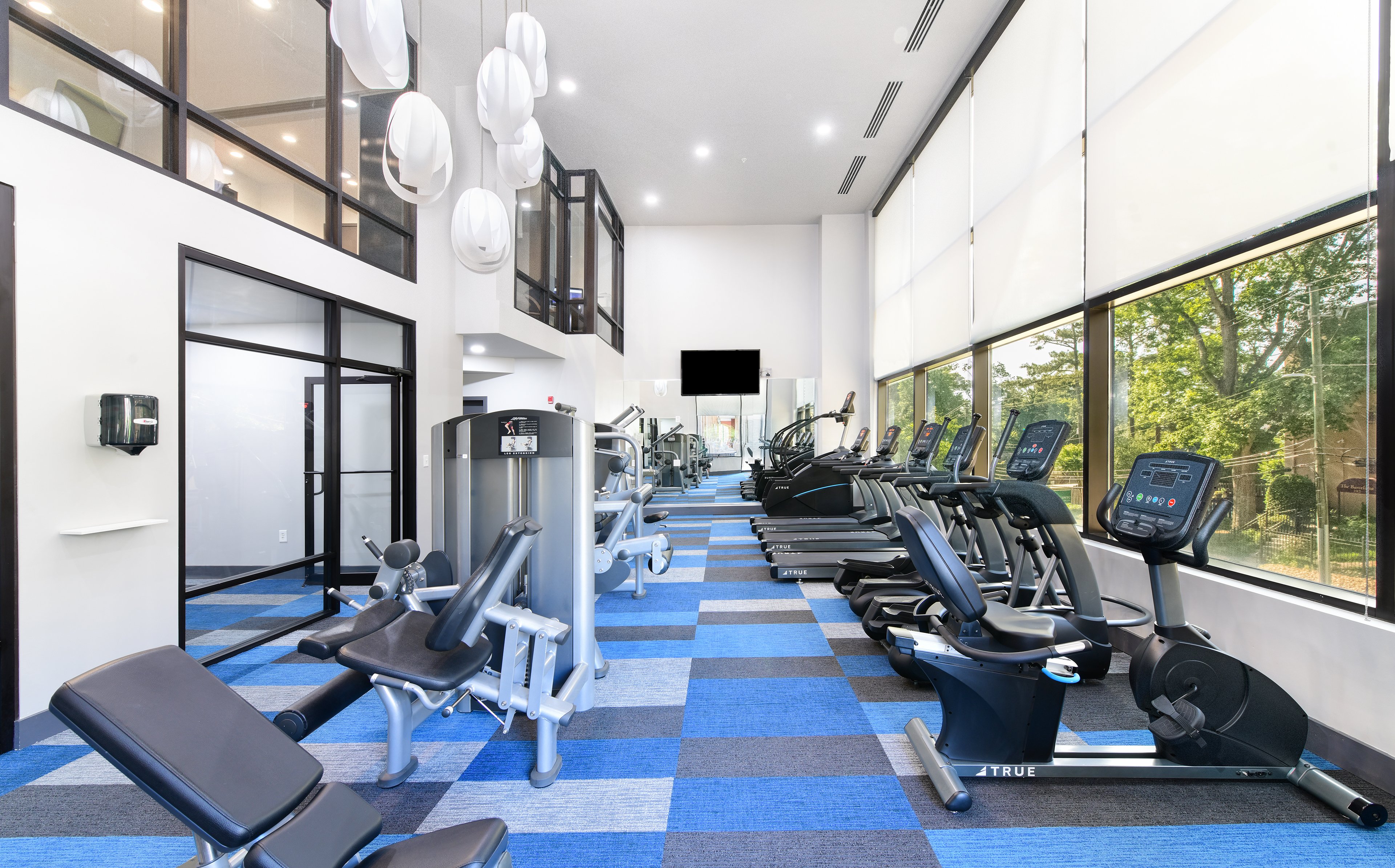 Fitness center at MAA Buckhead luxury apartment homes in Atlanta, GA