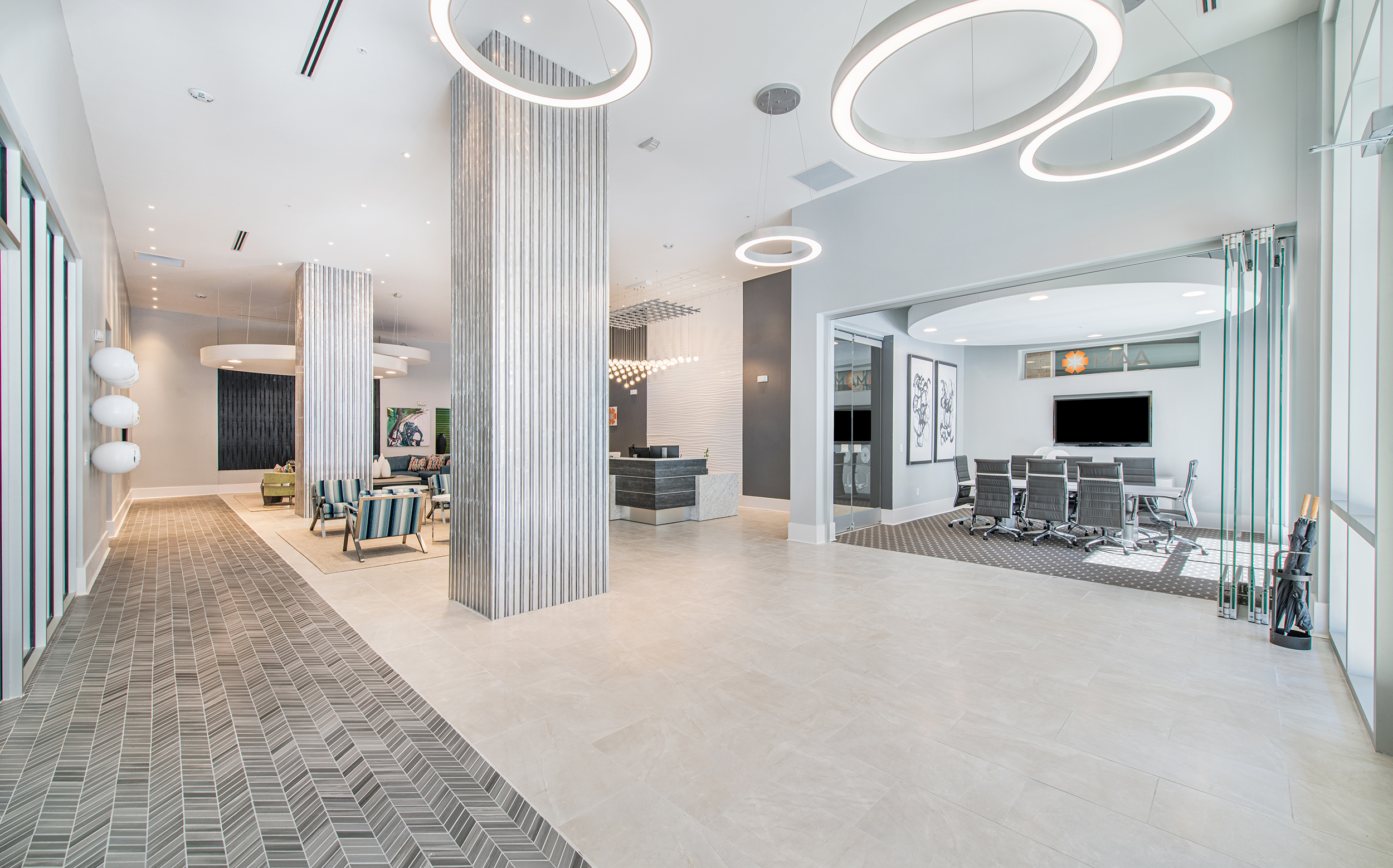 Lobby at MAA Buckhead luxury apartment homes in Atlanta, GA