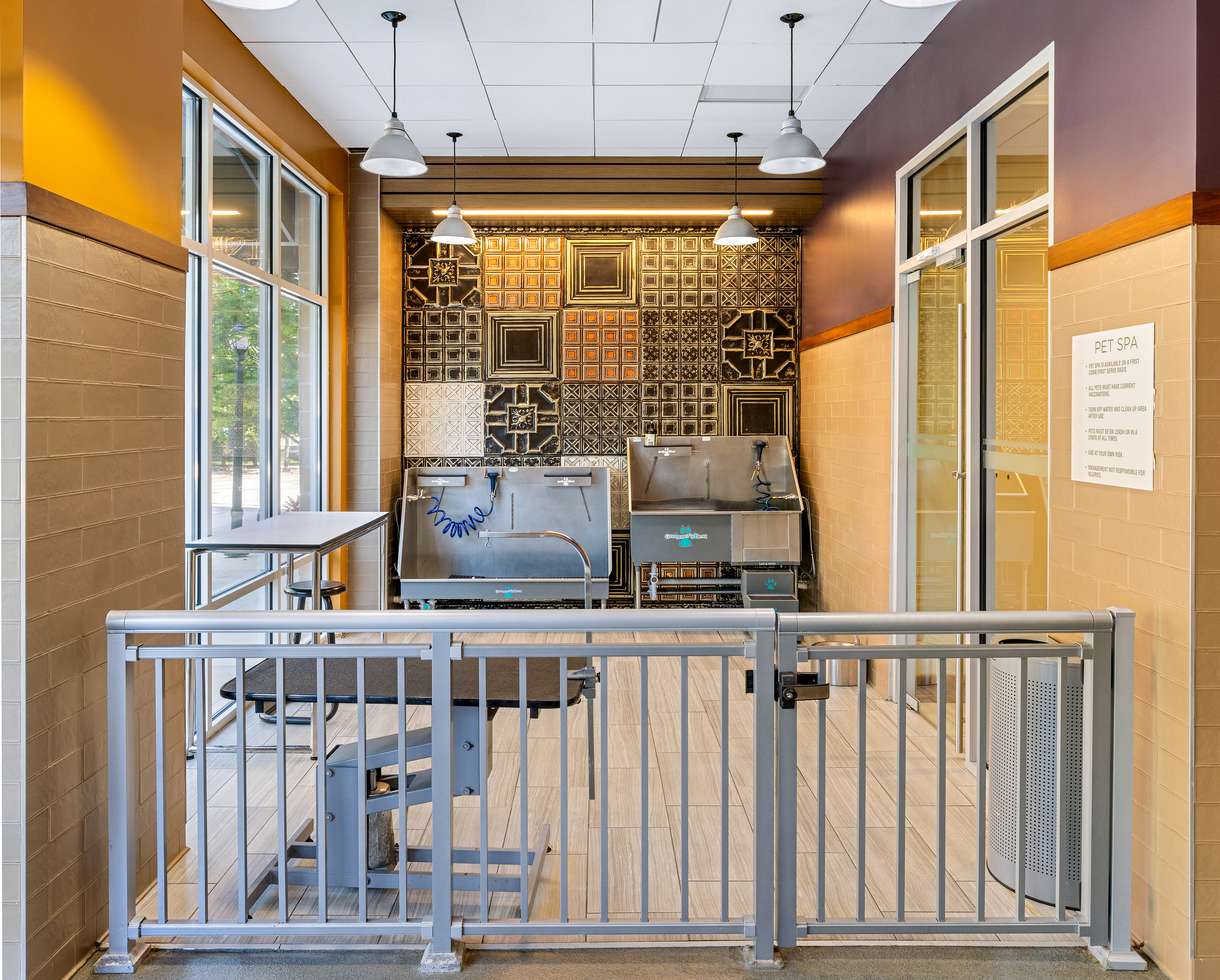 Pet spa at MAA Centennial Park luxury apartment homes in Atlanta, GA