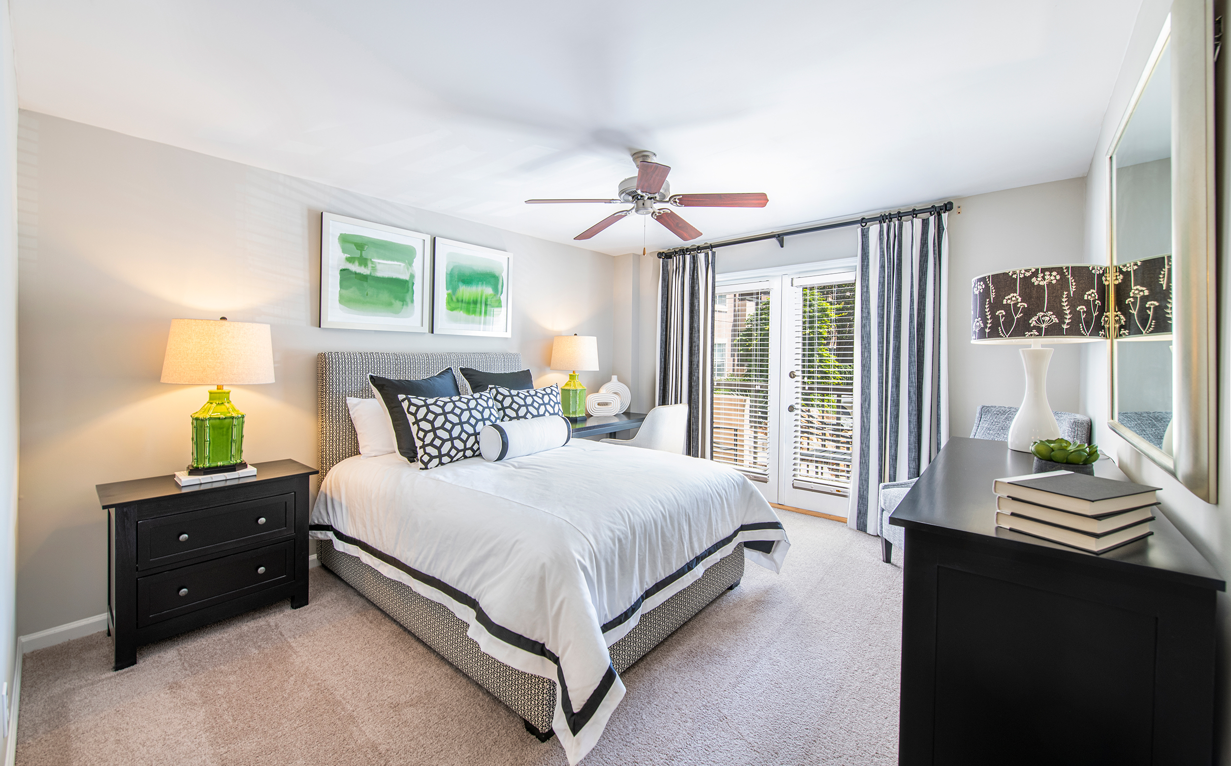 Bedroom at MAA Chastain luxury apartment homes in Atlanta, GA