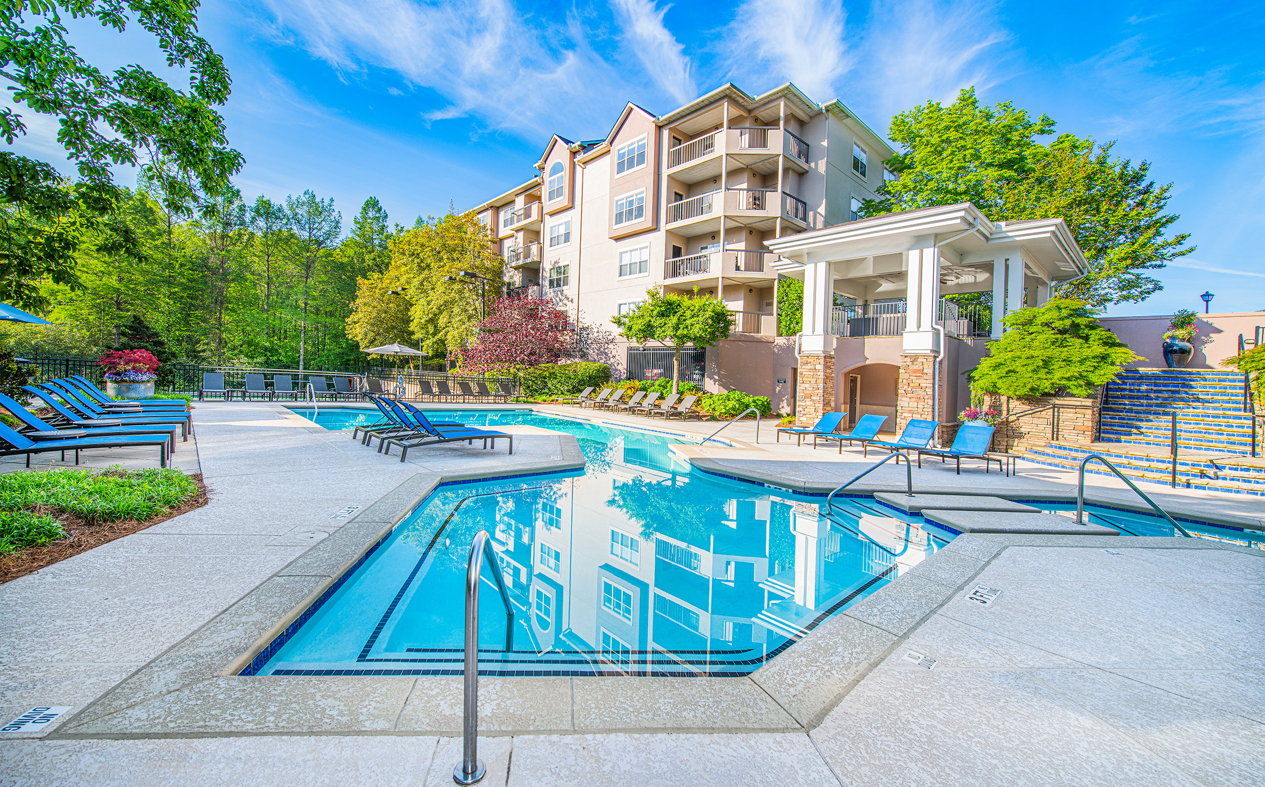 Resort style pool at MAA Chastain luxury apartment homes in Atlanta, GA