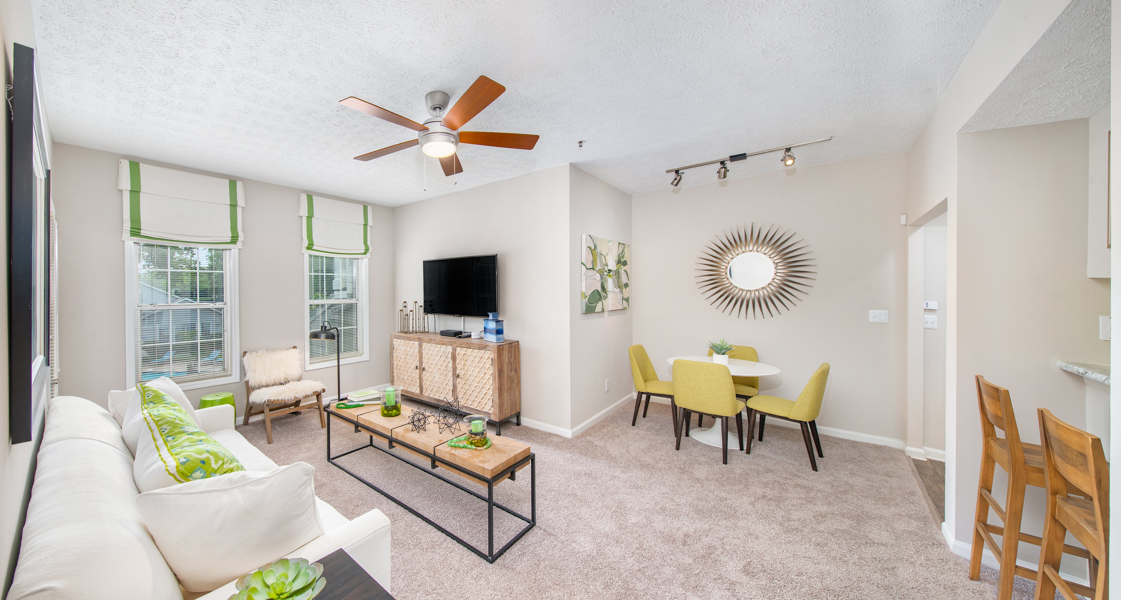 Living and Dining Room at MAA Dunwoody in Atlanta, GA