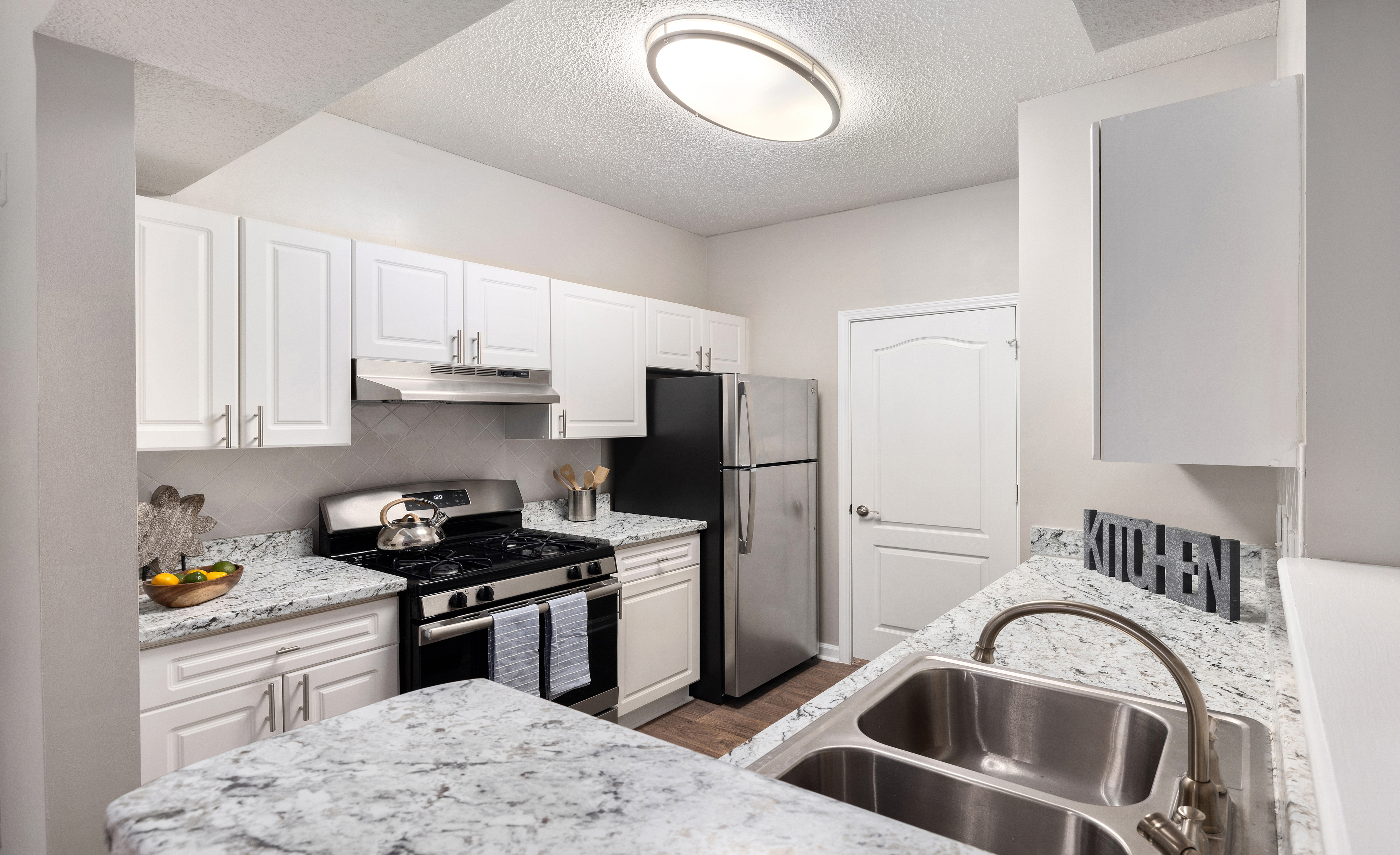 Kitchen at MAA Gardens luxury apartment homes in Atlanta, GA