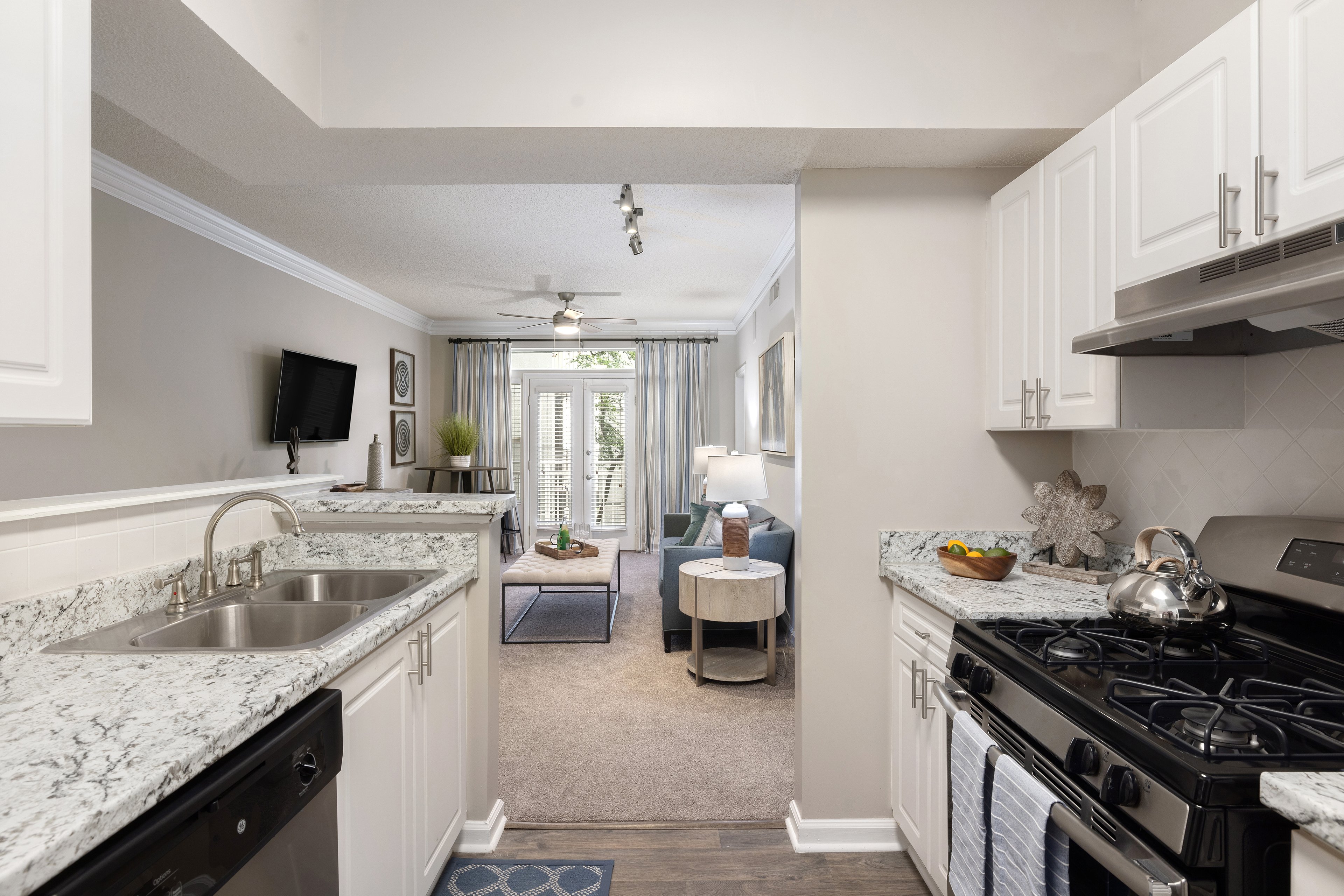 Kitchen at MAA Gardens luxury apartment homes in Atlanta, GA