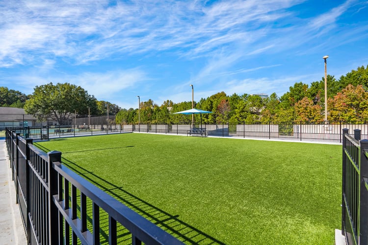 Dog park at MAA Gardens luxury apartment homes in Atlanta, GA