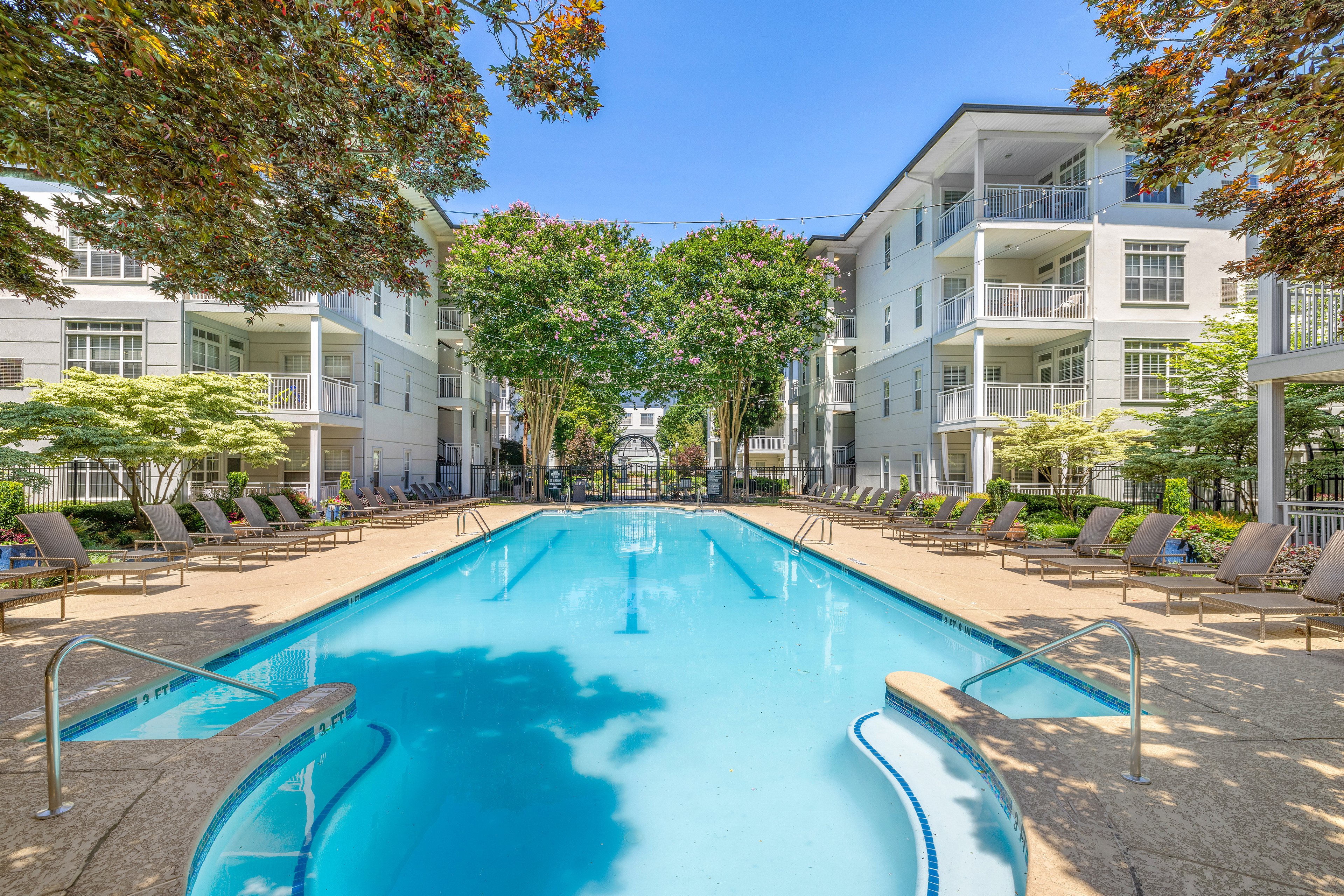 Pool at MAA Gardens luxury apartment homes in Atlanta, GA