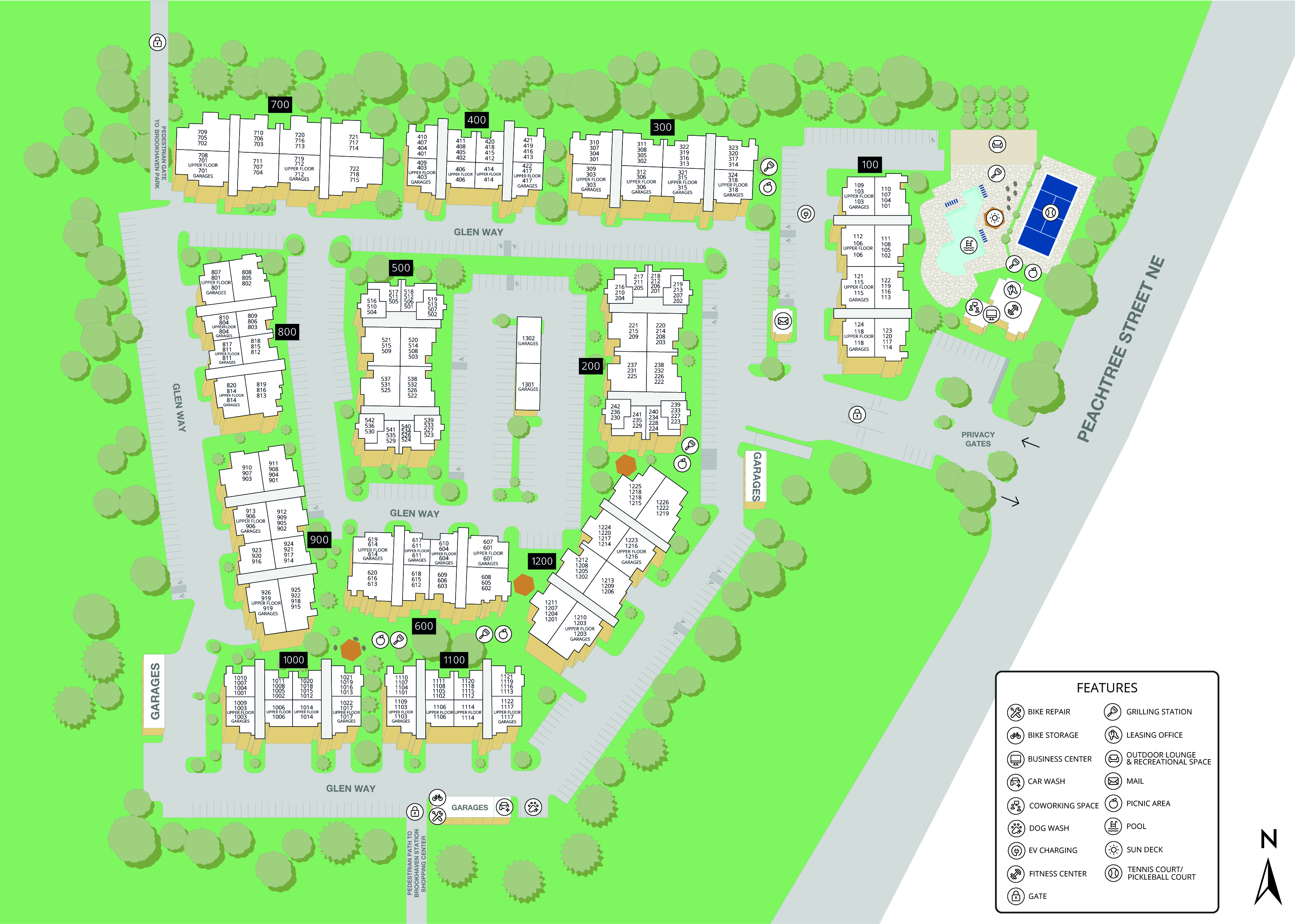 Property map of MAAA Glen