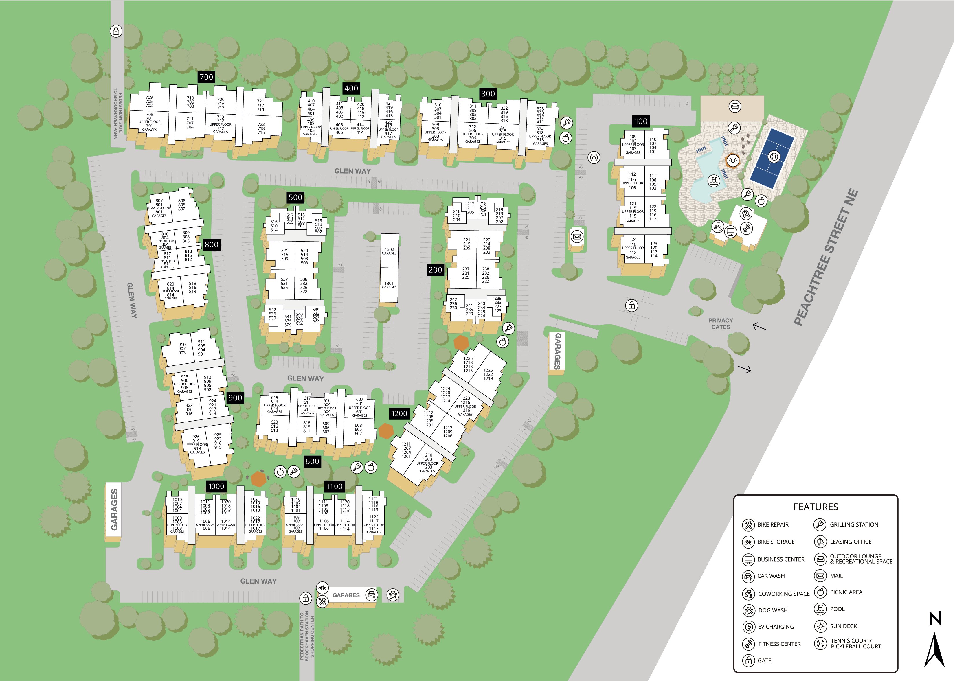 Property map of MAAA Glen