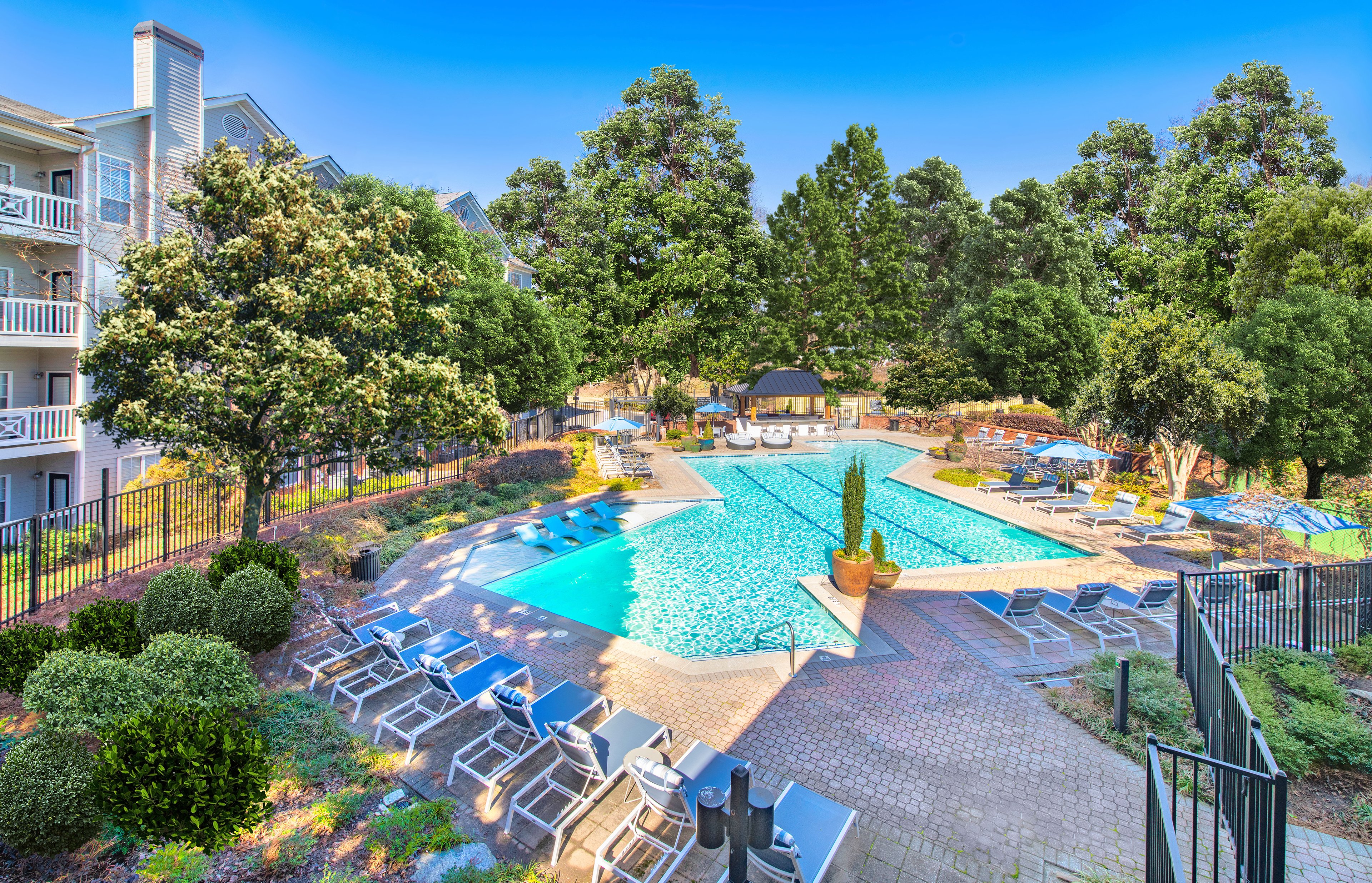Pool at MAA Glen luxury apartment homes in Atlanta, GA
