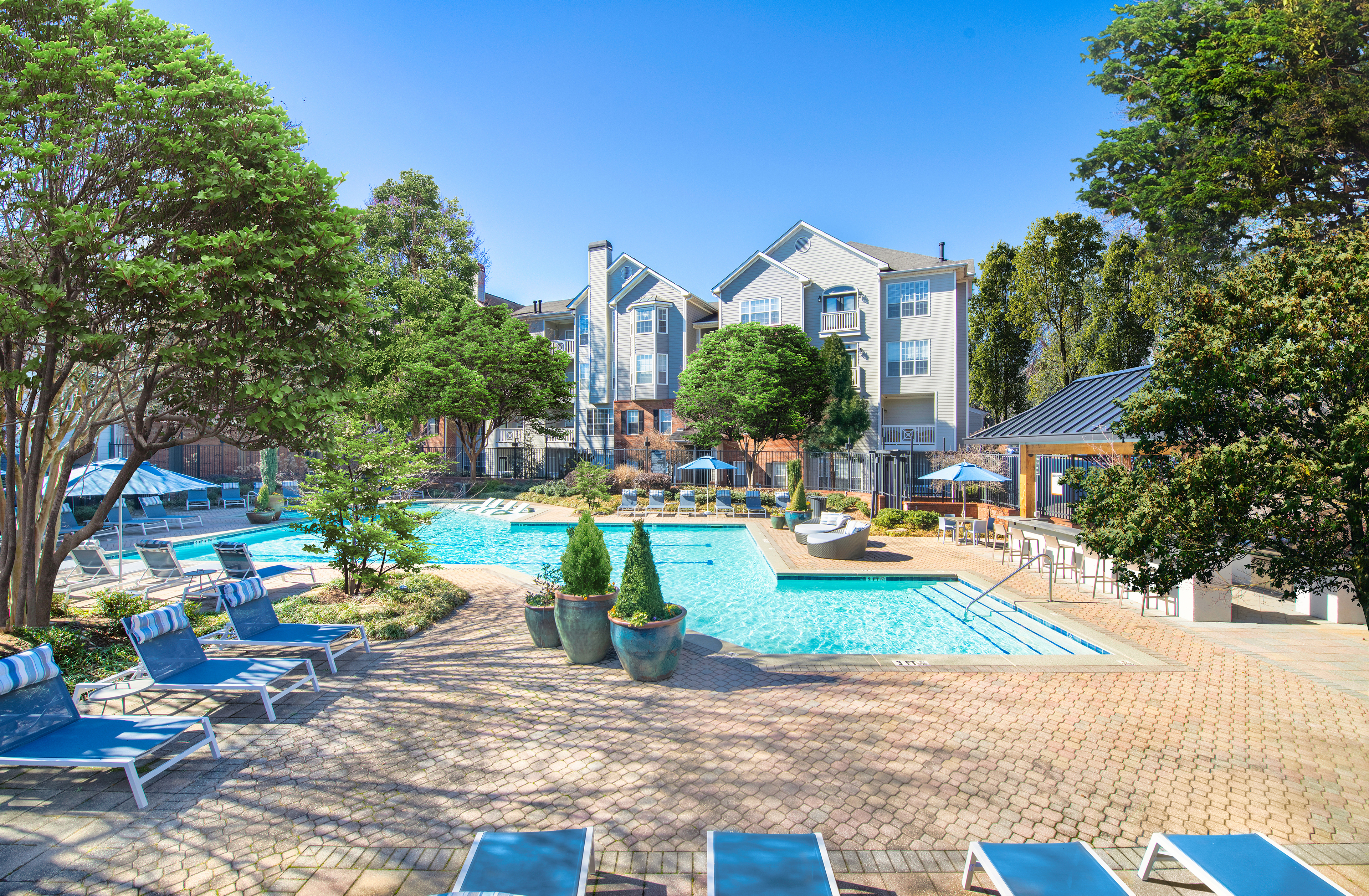 Pool at MAA Glen luxury apartment homes in Atlanta, GA