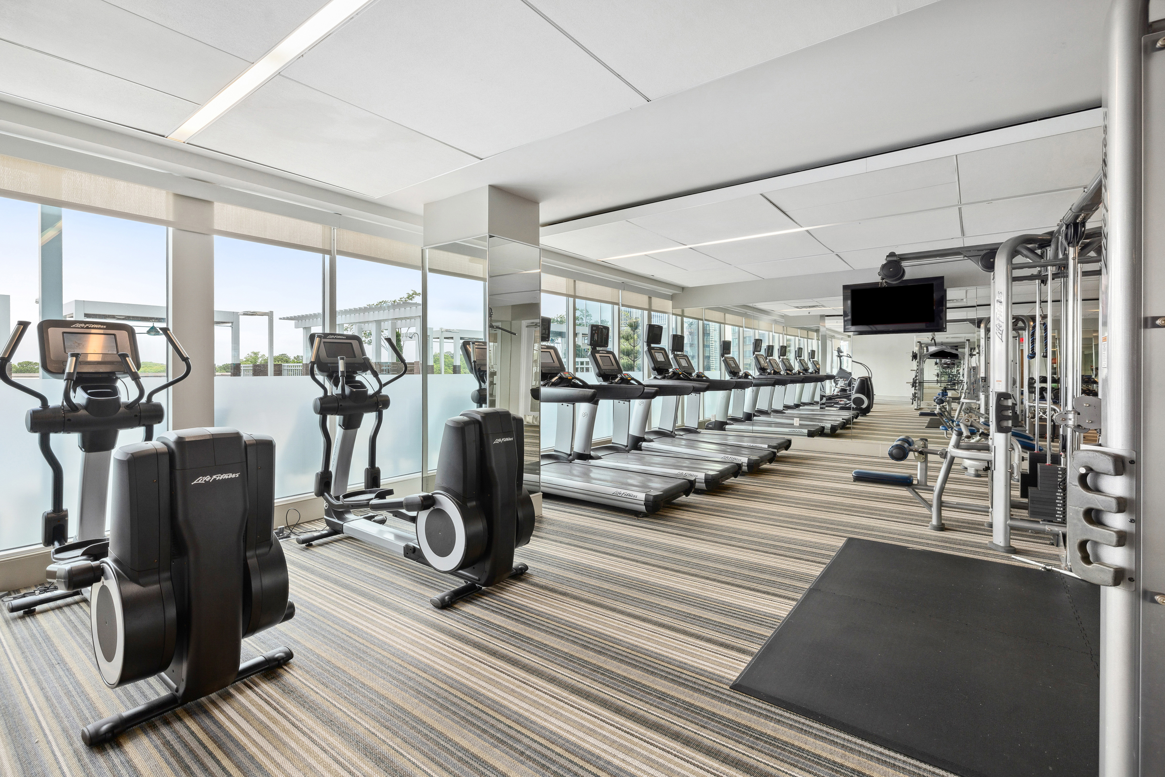 Fitness center at MAA Lenox luxury apartment homes in Atlanta, GA