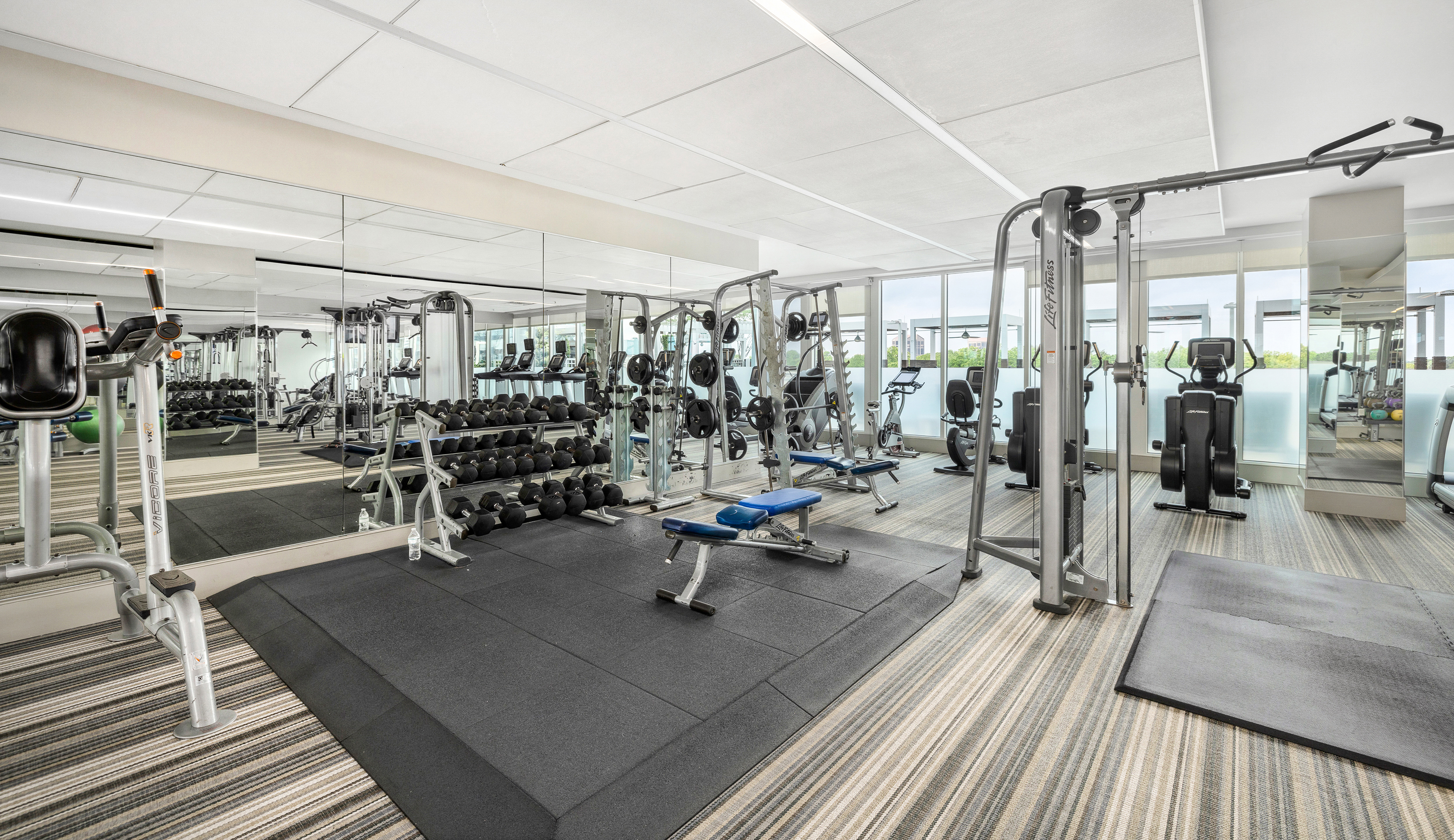 Fitness center at MAA Lenox luxury apartment homes in Atlanta, GA