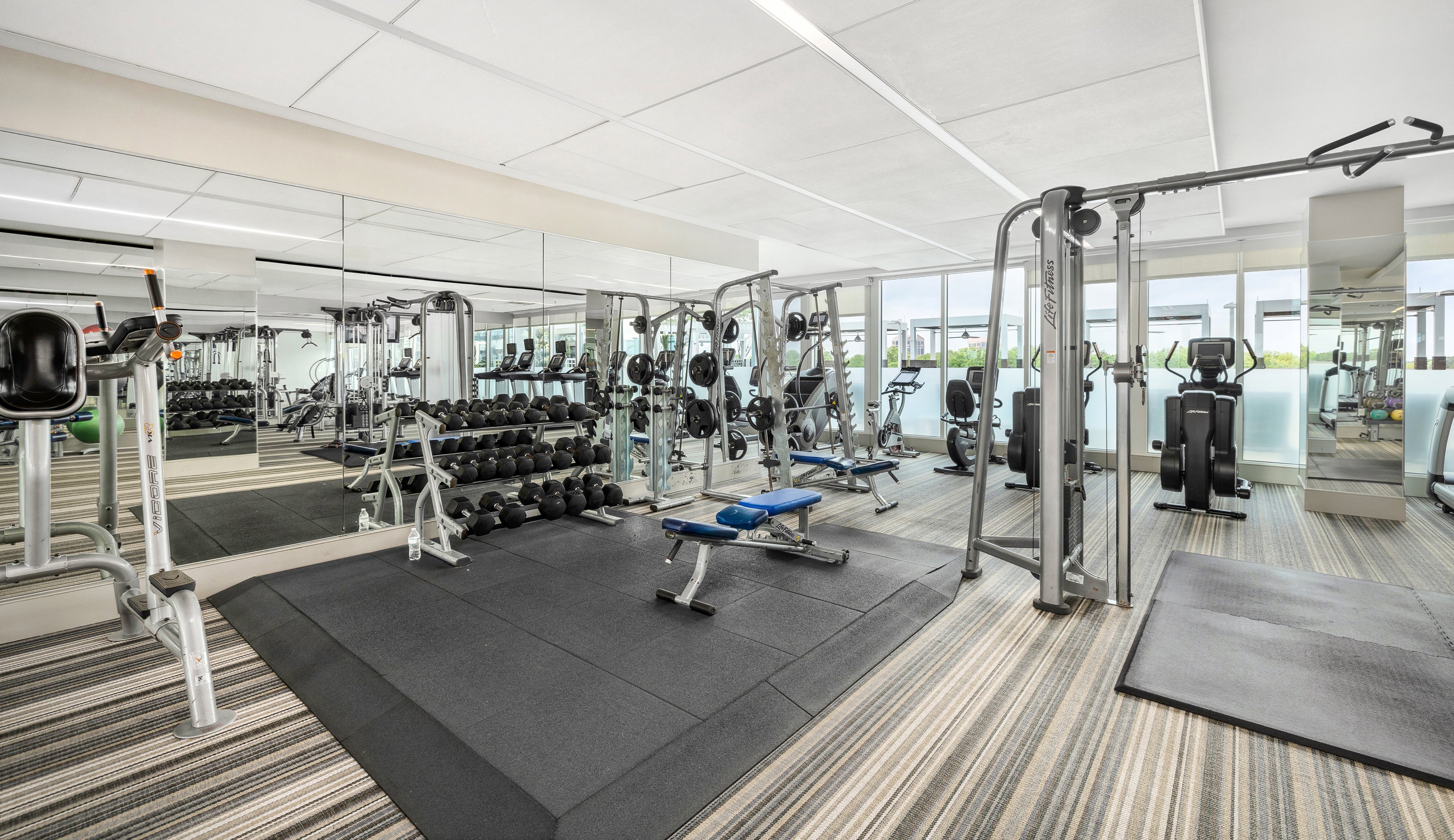 Fitness center at MAA Lenox luxury apartment homes in Atlanta, GA