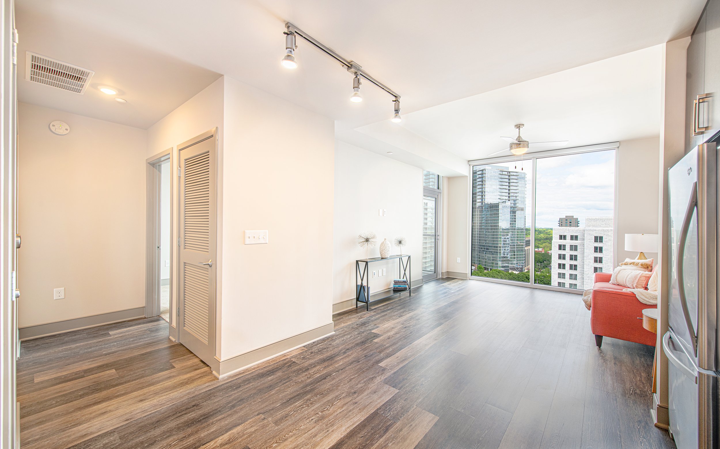 Rooftop living room at MAA Midtown luxury apartment homes in Atlanta, GA
