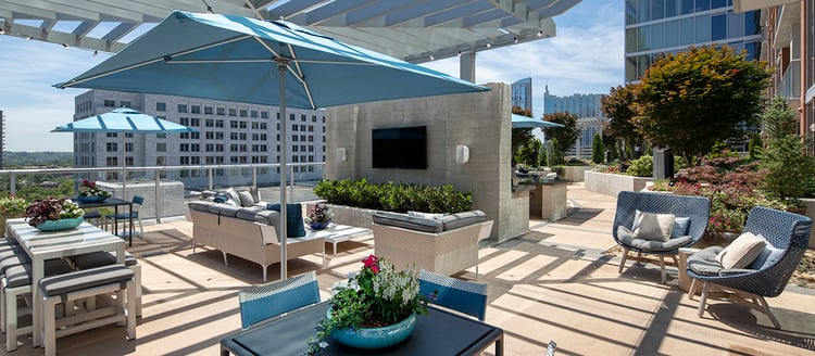Terrace at MAA Midtown luxury apartment homes in Atlanta, GA