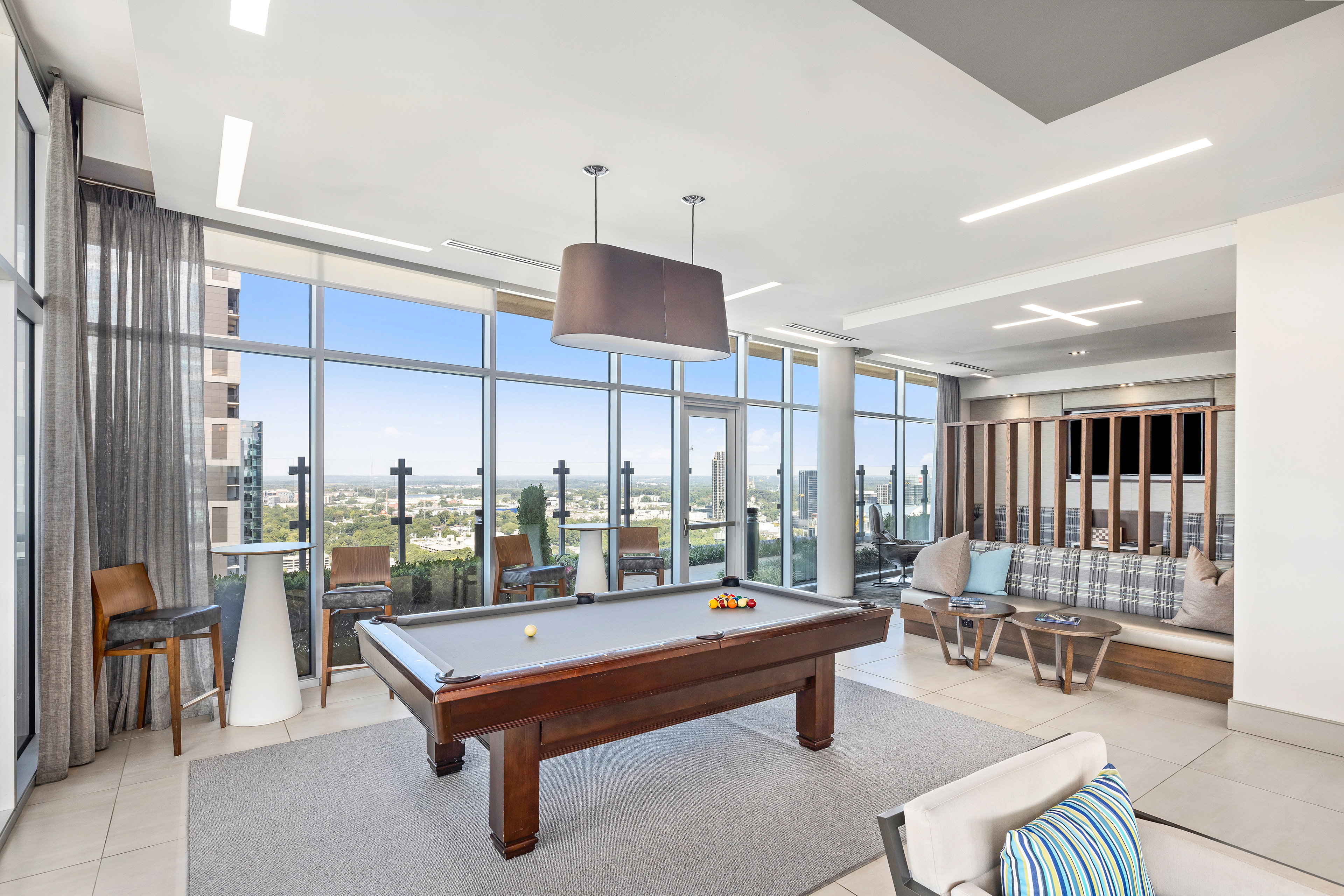 Rooftop lounge at MAA Midtown luxury apartment homes in Atlanta, GA