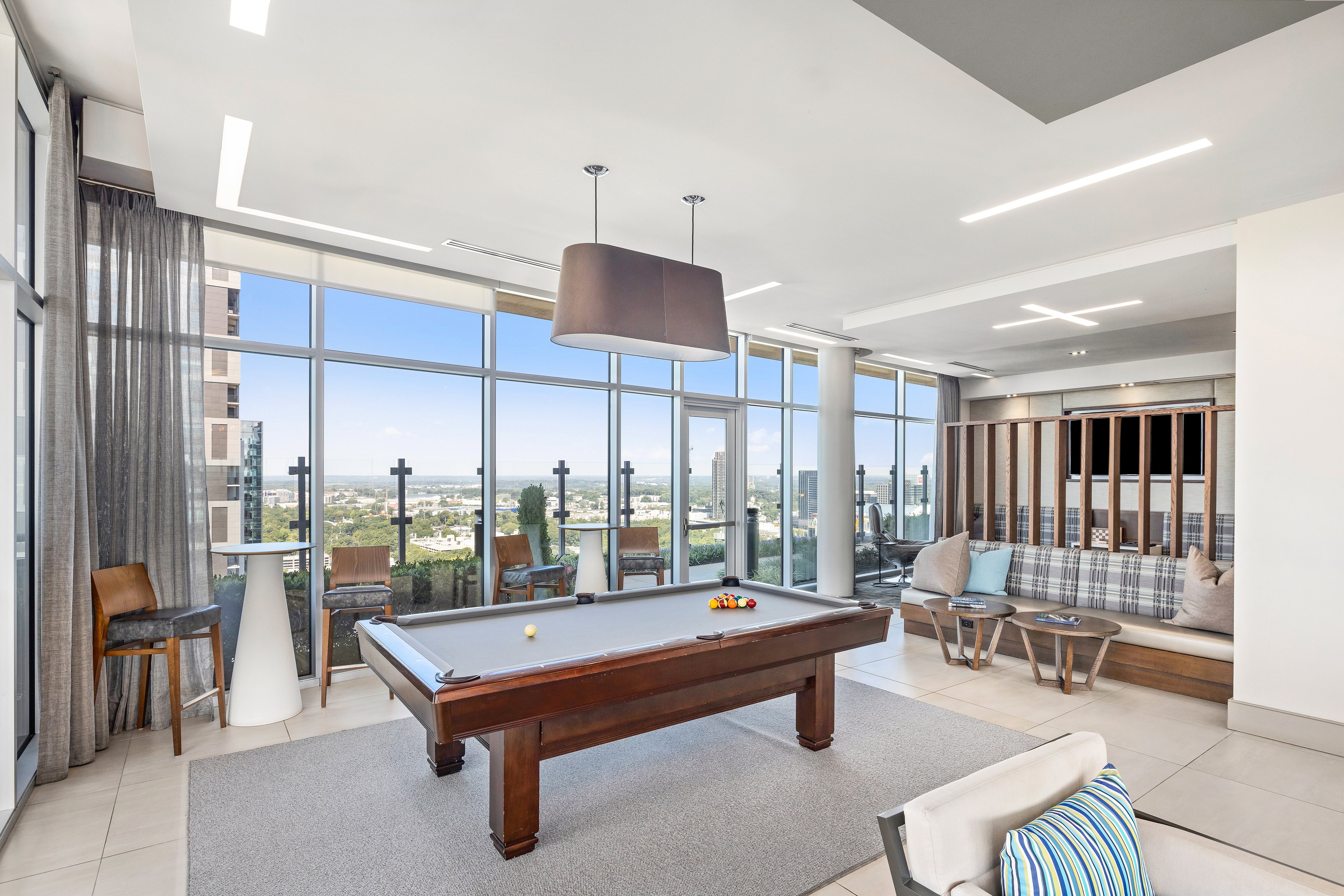 Rooftop lounge at MAA Midtown luxury apartment homes in Atlanta, GA