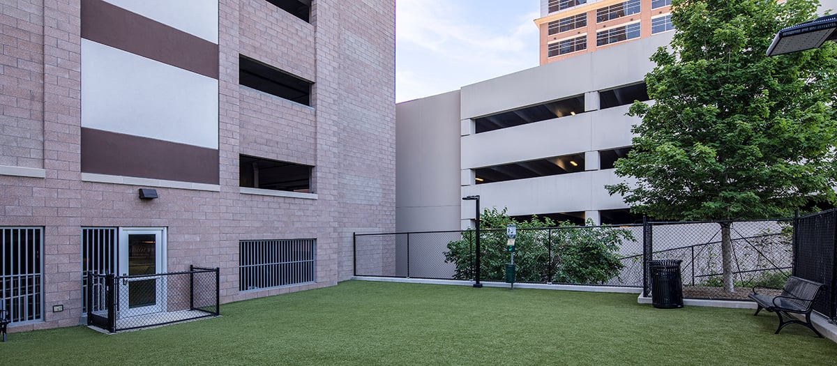 Pet Park at MAA Midtown luxury apartment homes in Atlanta, GA