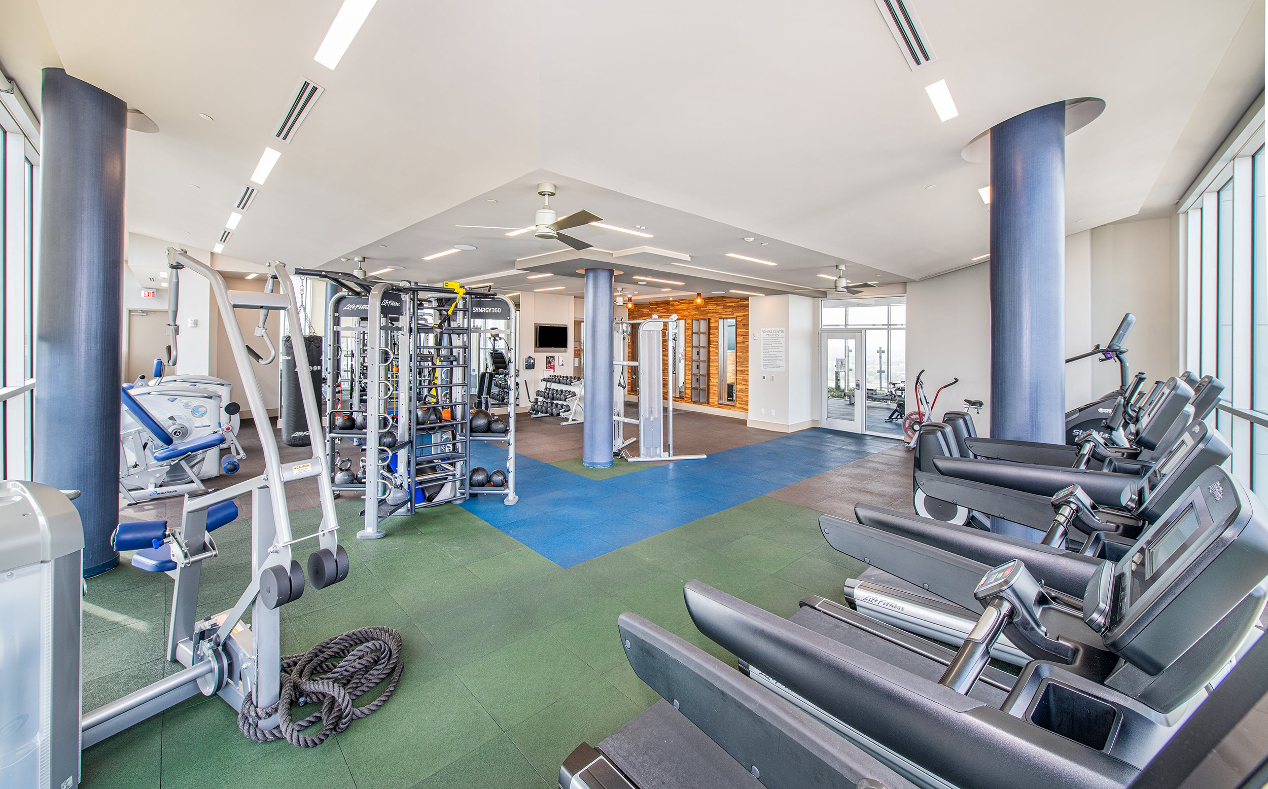 Fitness studio at MAA Midtown luxury apartment homes in Atlanta, GA