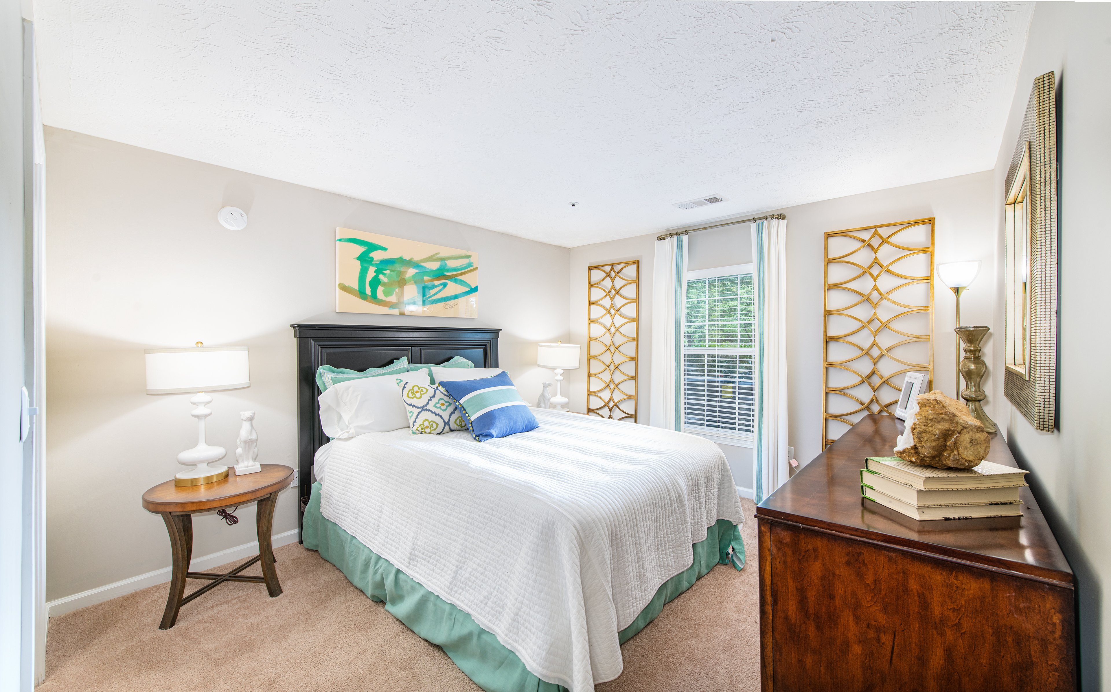 Bedroom at MAA Mount Vernon luxury apartment homes in Atlanta, GA
