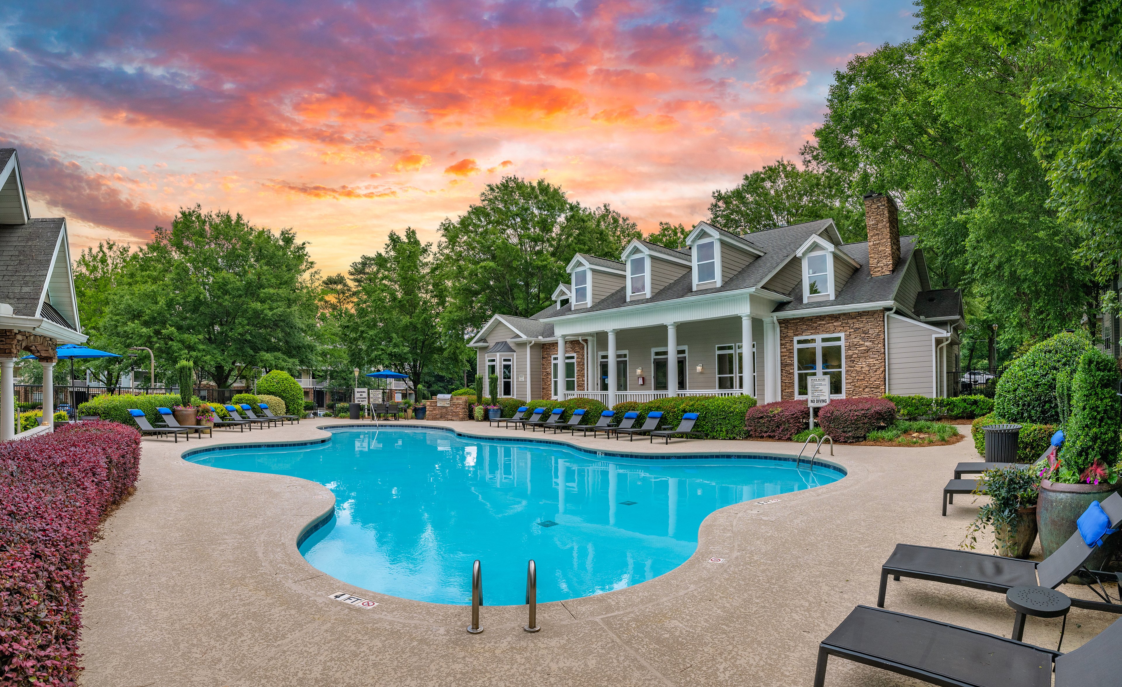 Pool at MAA Mount Vernon luxury apartment homes in Dunwoody, GA