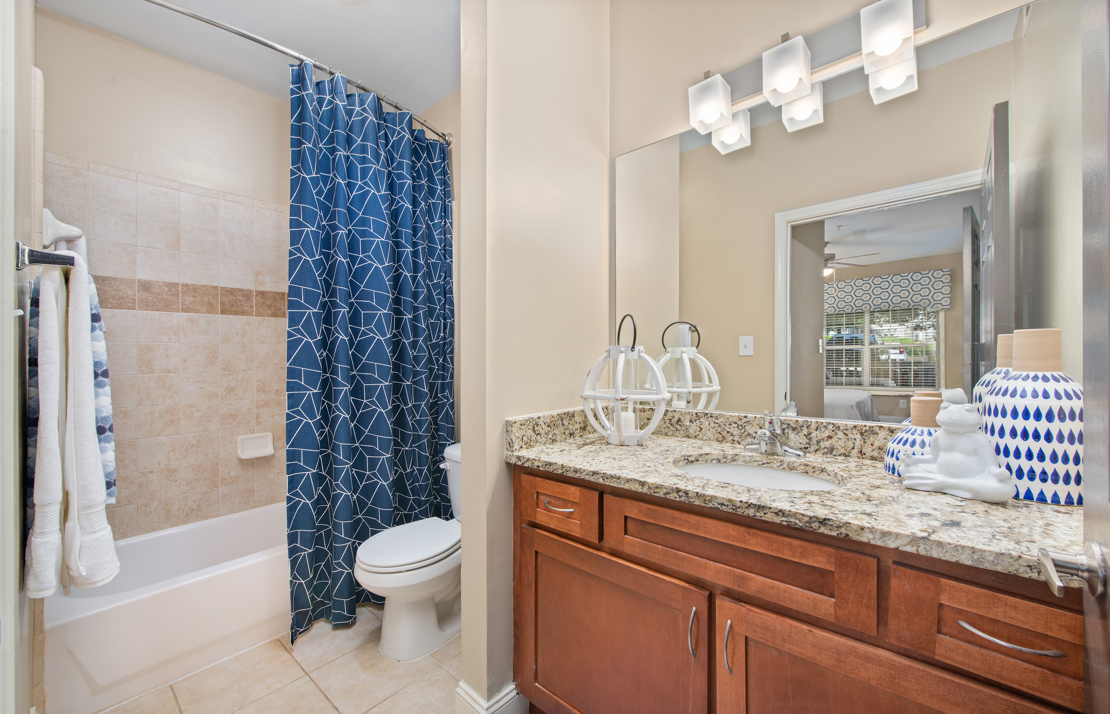 Bathroom at MAA Peachtree Hills luxury apartment homes in Atlanta, GA