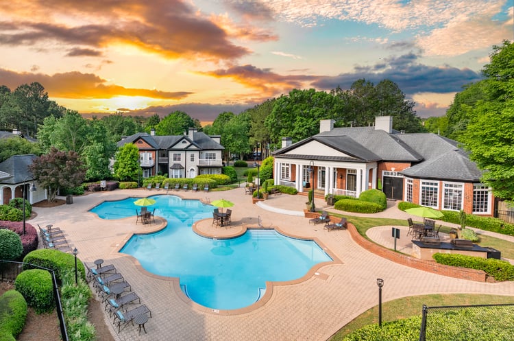 Pool at MAA River Oaks luxury apartment homes in Atlanta, GA