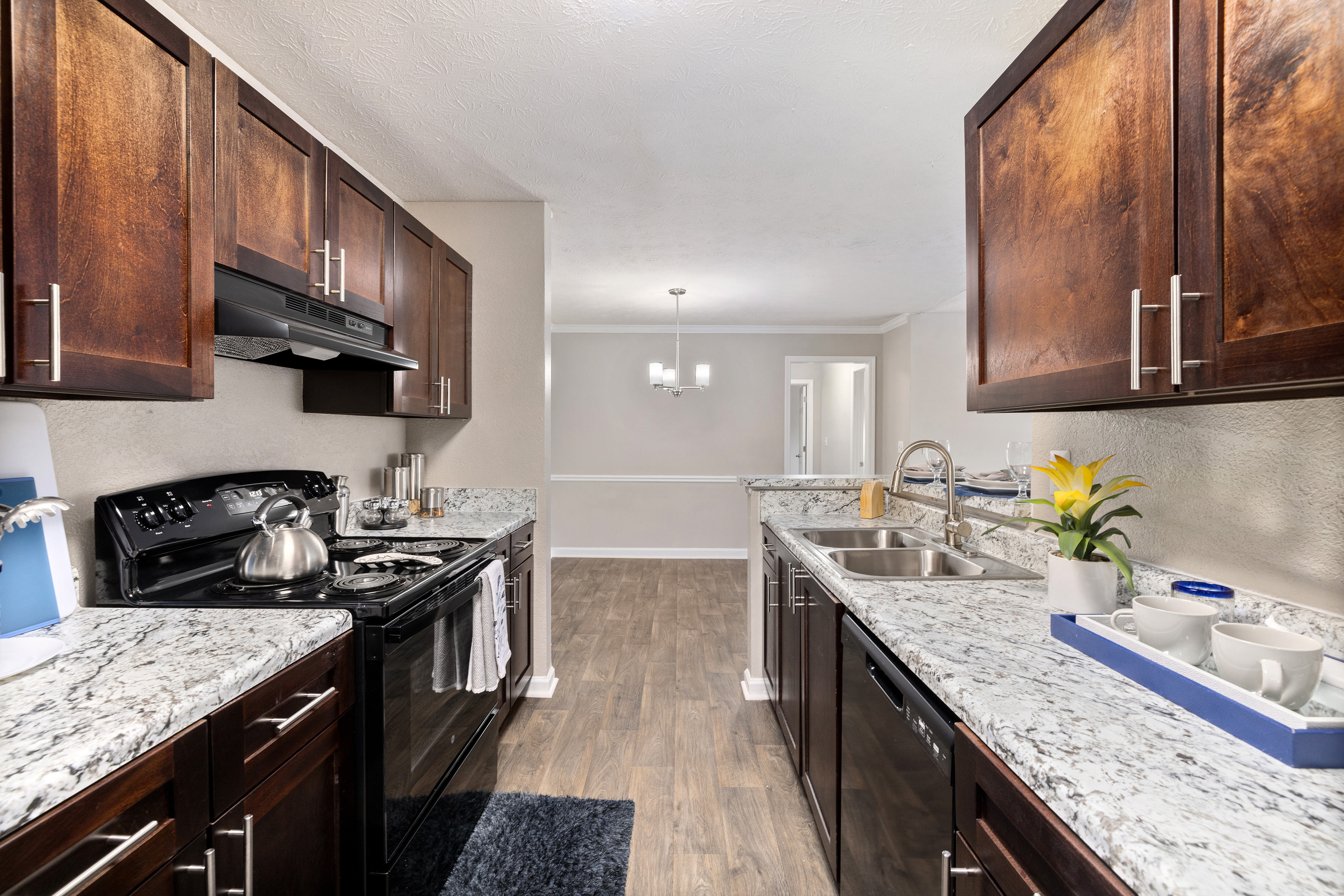 Kitchen at MAA River Place luxury apartment homes in Duluth, GA