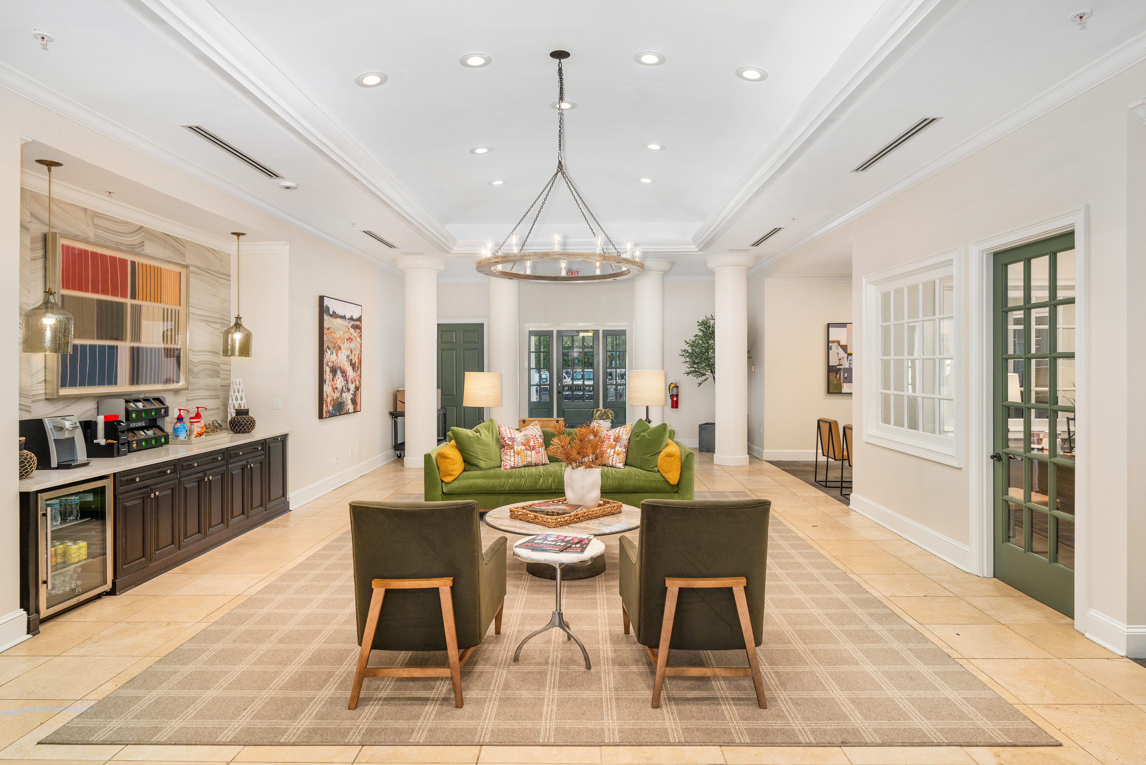 Clubhouse at MAA Riverside luxury apartment homes in Atlanta, GA