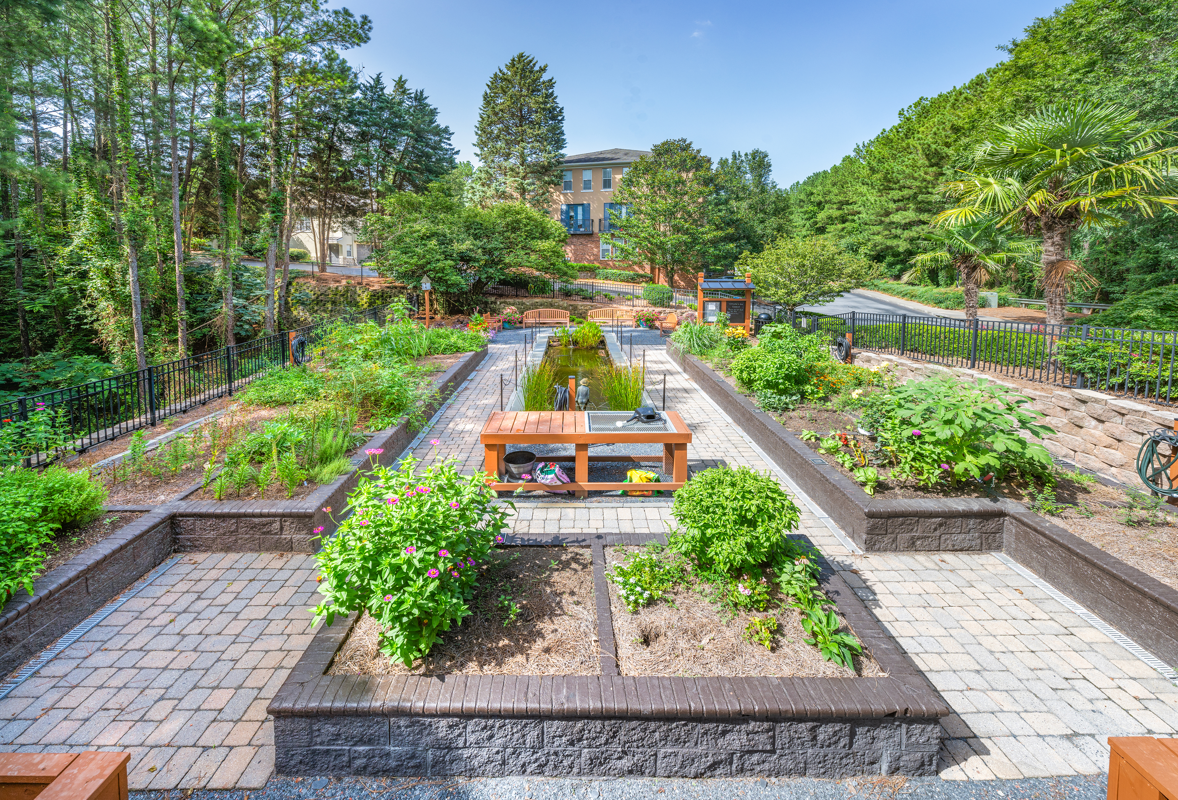 Garden at MAA Riverside luxury apartment homes in Atlanta, GA