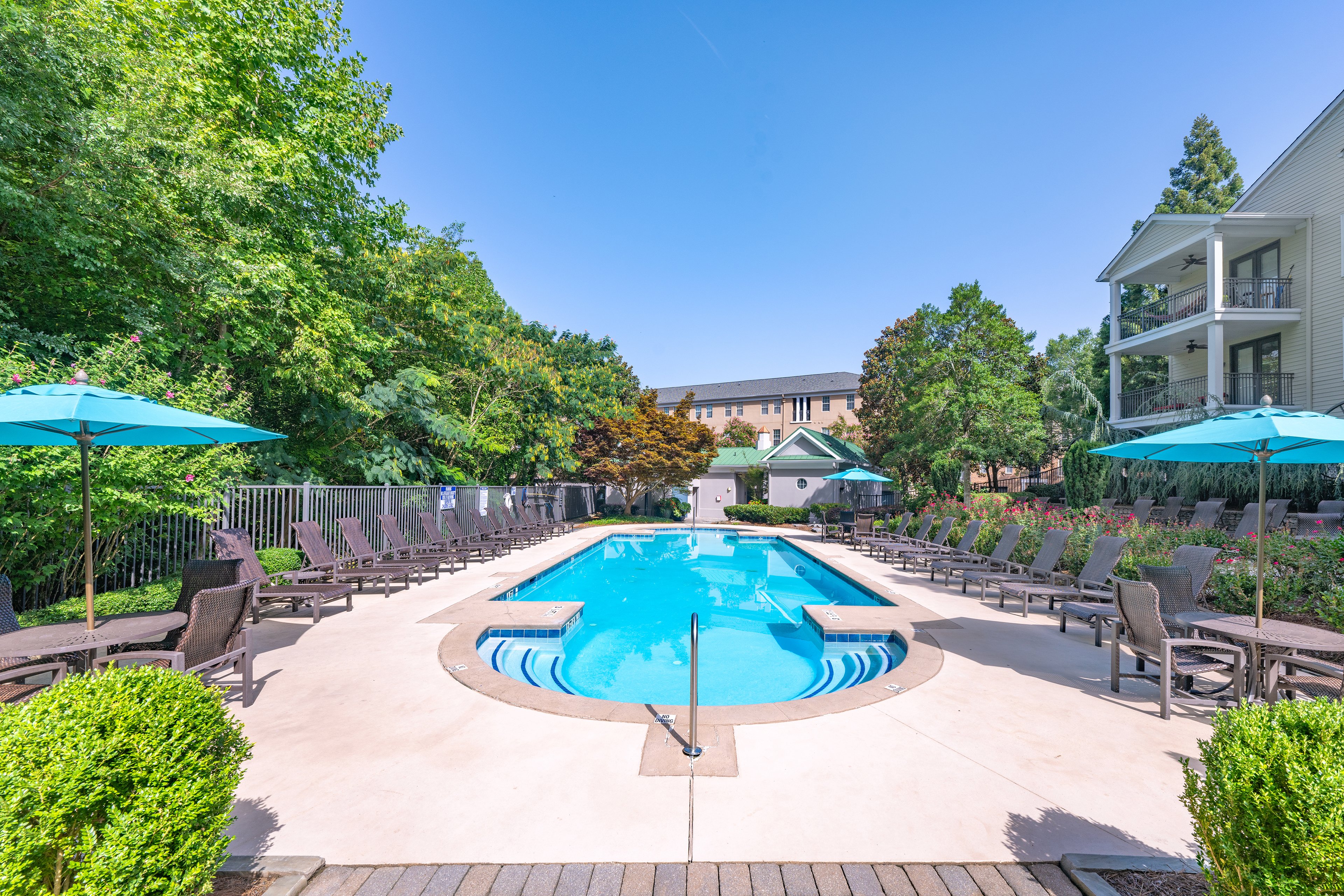 Pool at MAA Riverside luxury apartment homes in Atlanta, GA