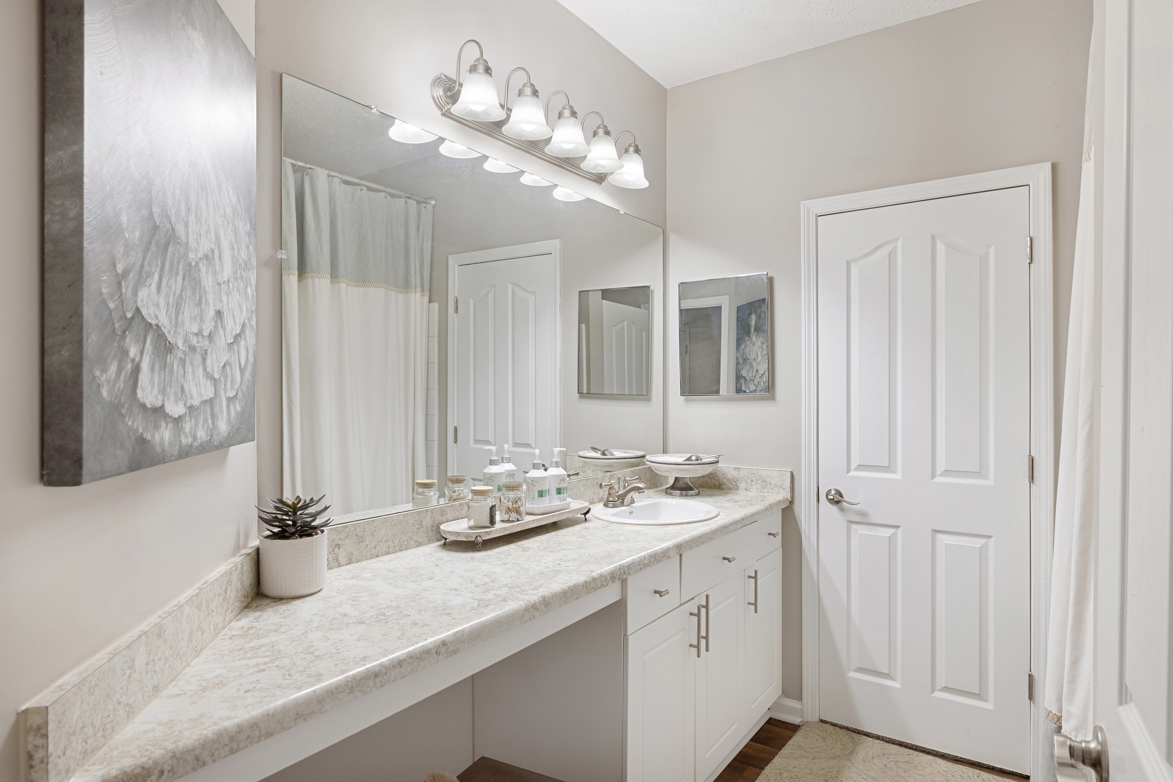 Bathroom at MAA Shiloh luxury apartment homes in Kennesaw, GA