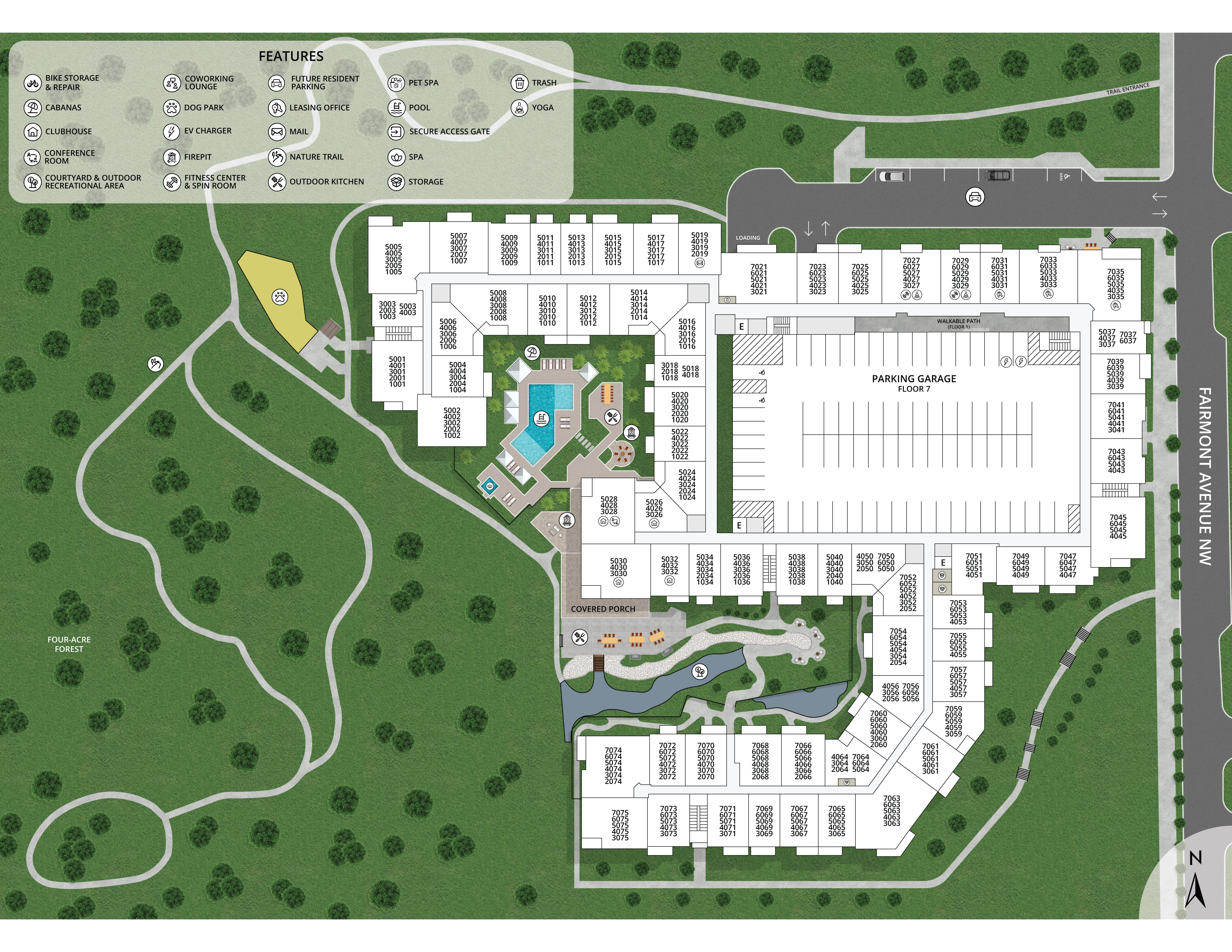 Property Map for MAA West Midtown