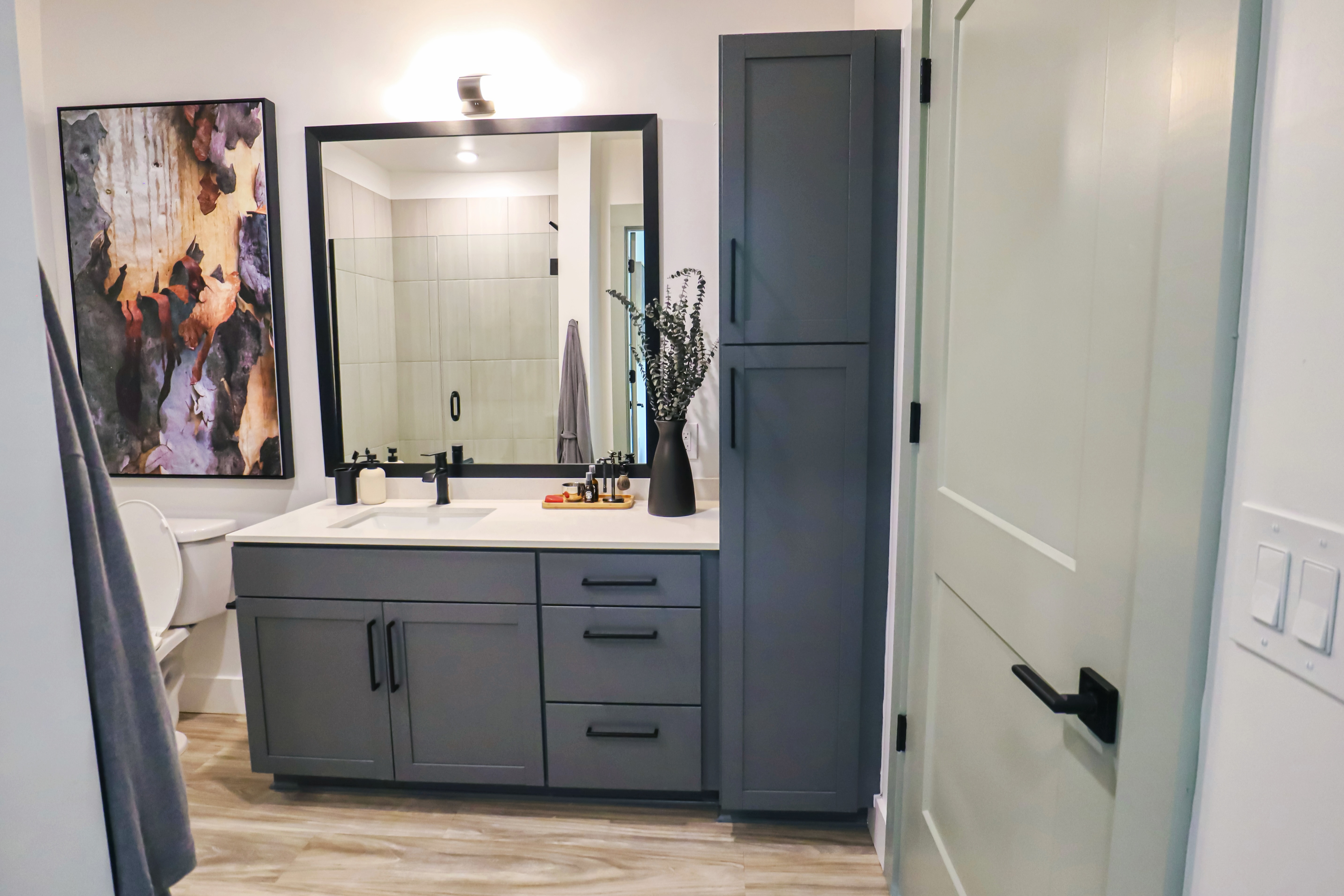 Bathroom at MAA West Midtown luxury apartment homes in Atlanta, GA