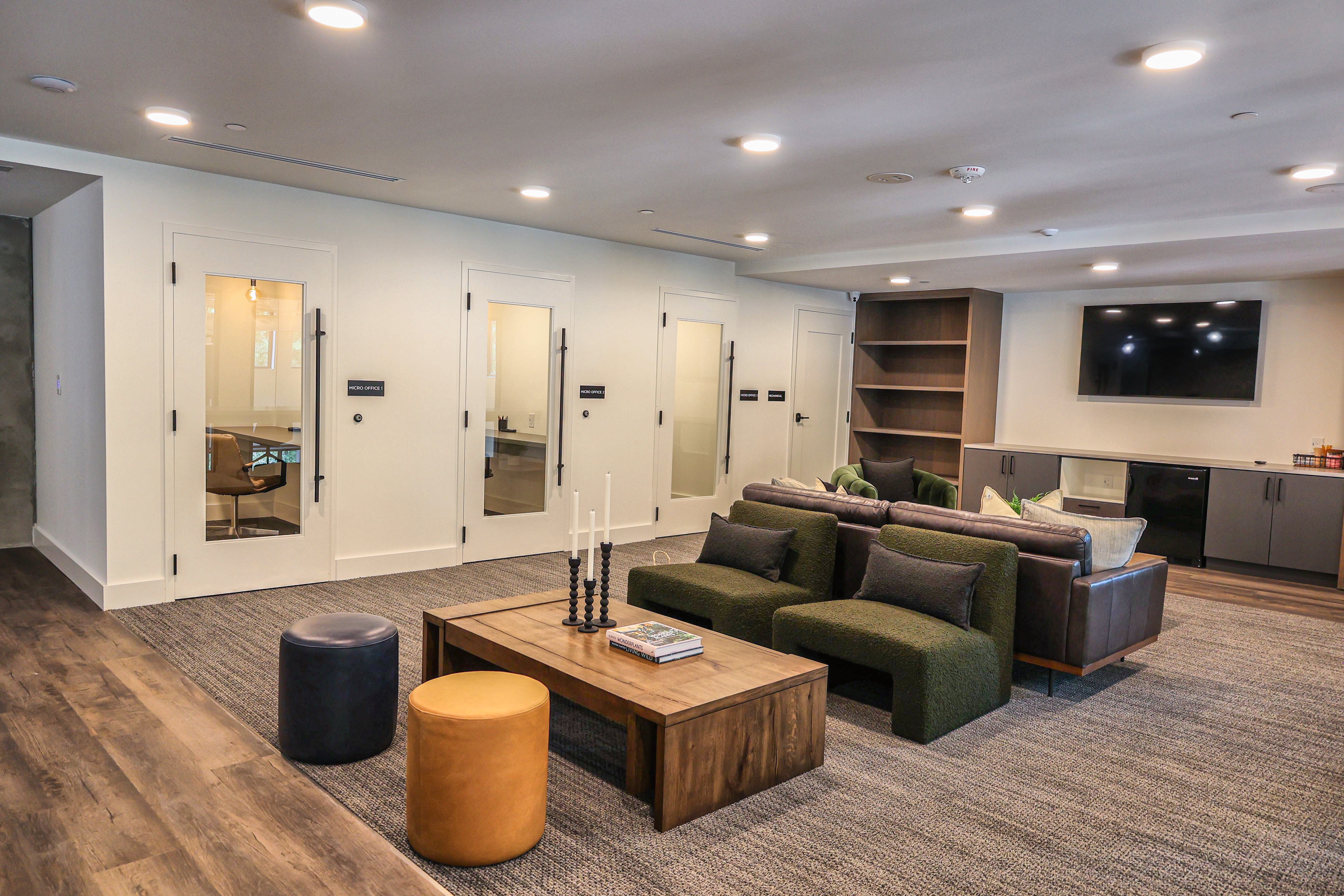 Clubhouse at MAA West Midtown luxury apartment homes in Atlanta, GA