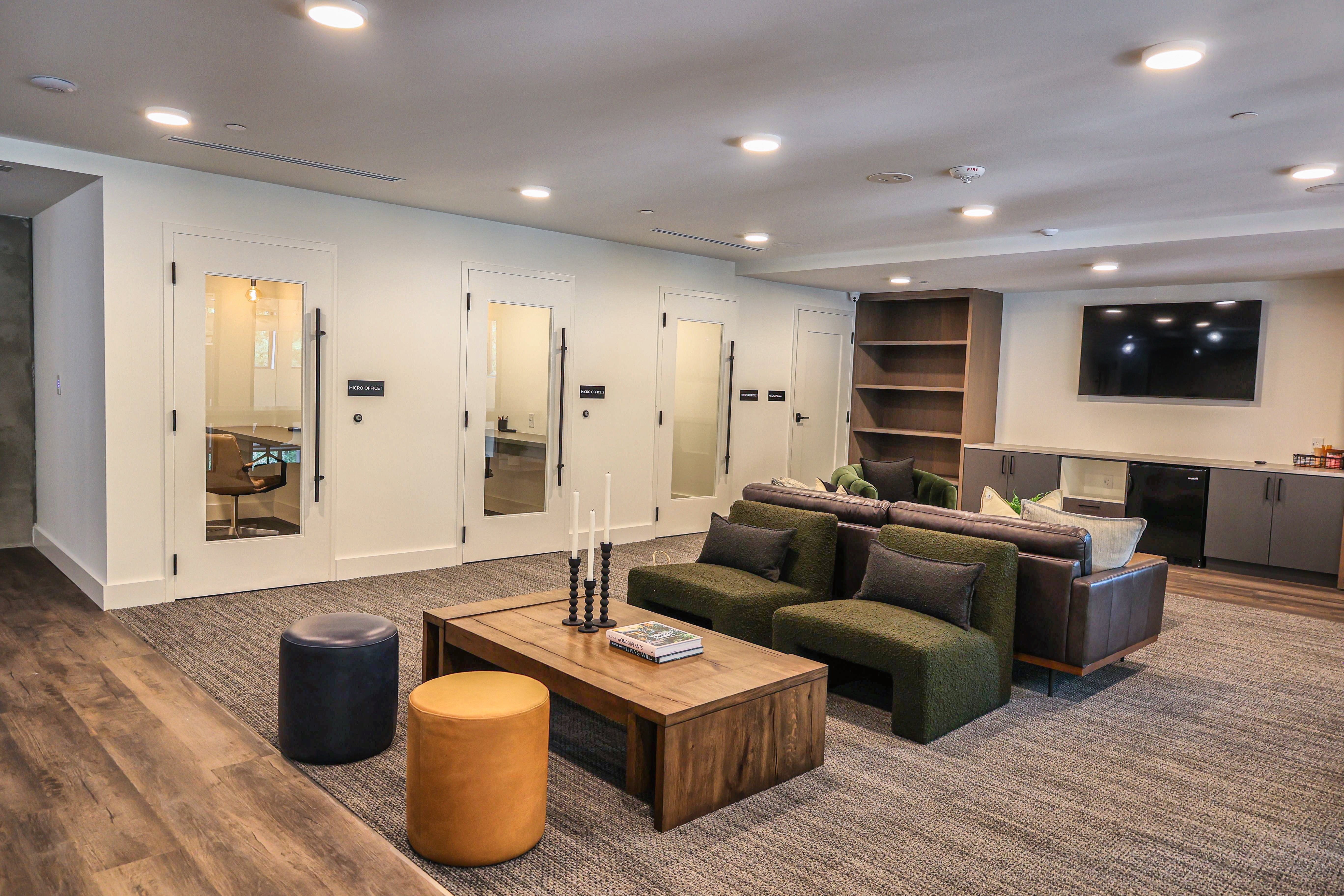 Clubhouse at MAA West Midtown luxury apartment homes in Atlanta, GA