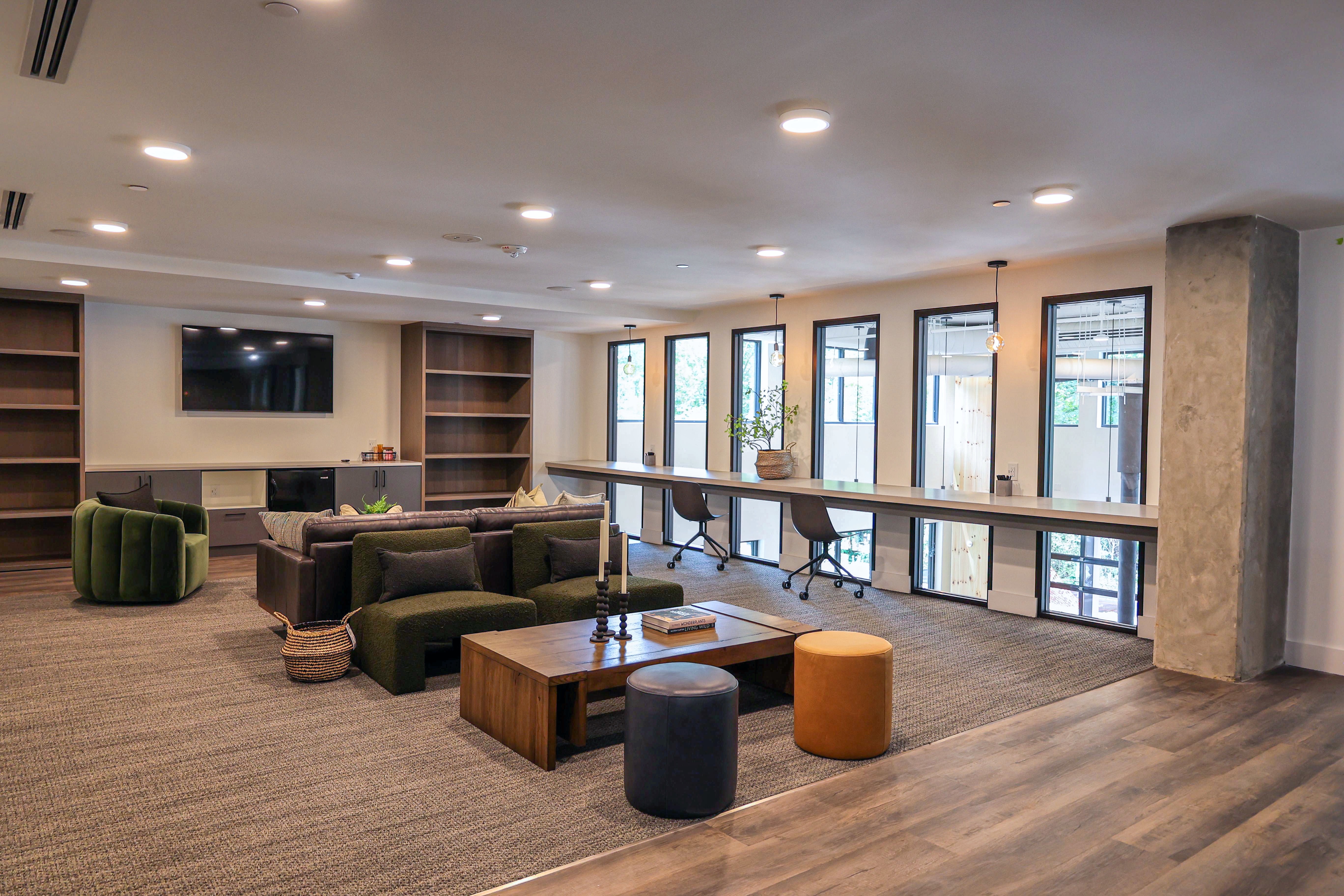 Clubhouse at MAA West Midtown luxury apartment homes in Atlanta, GA