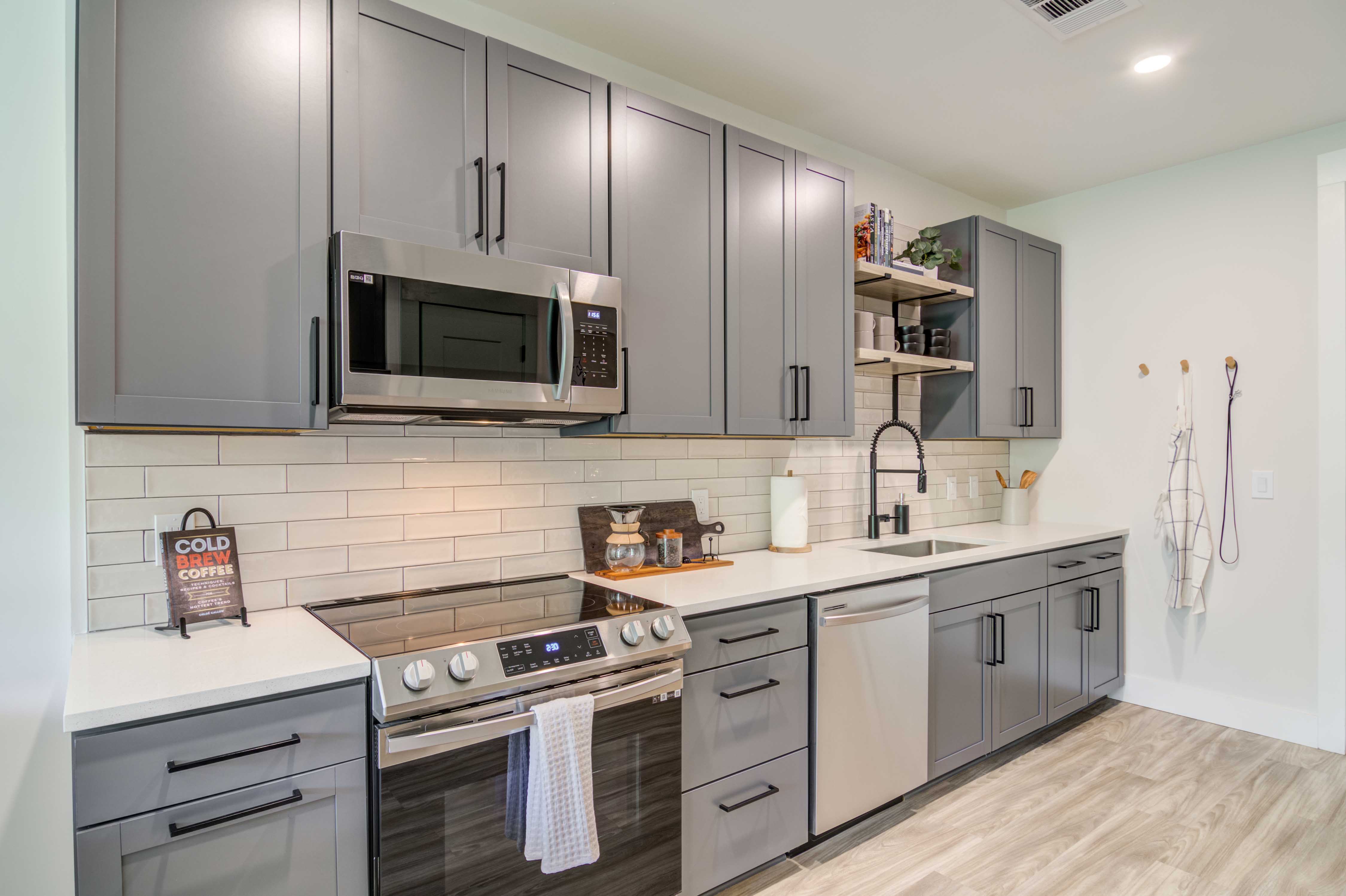 Kitchen at MAA West Midtown luxury apartment homes in Atlanta, GA