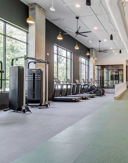 Fitness center at MAA West Midtown