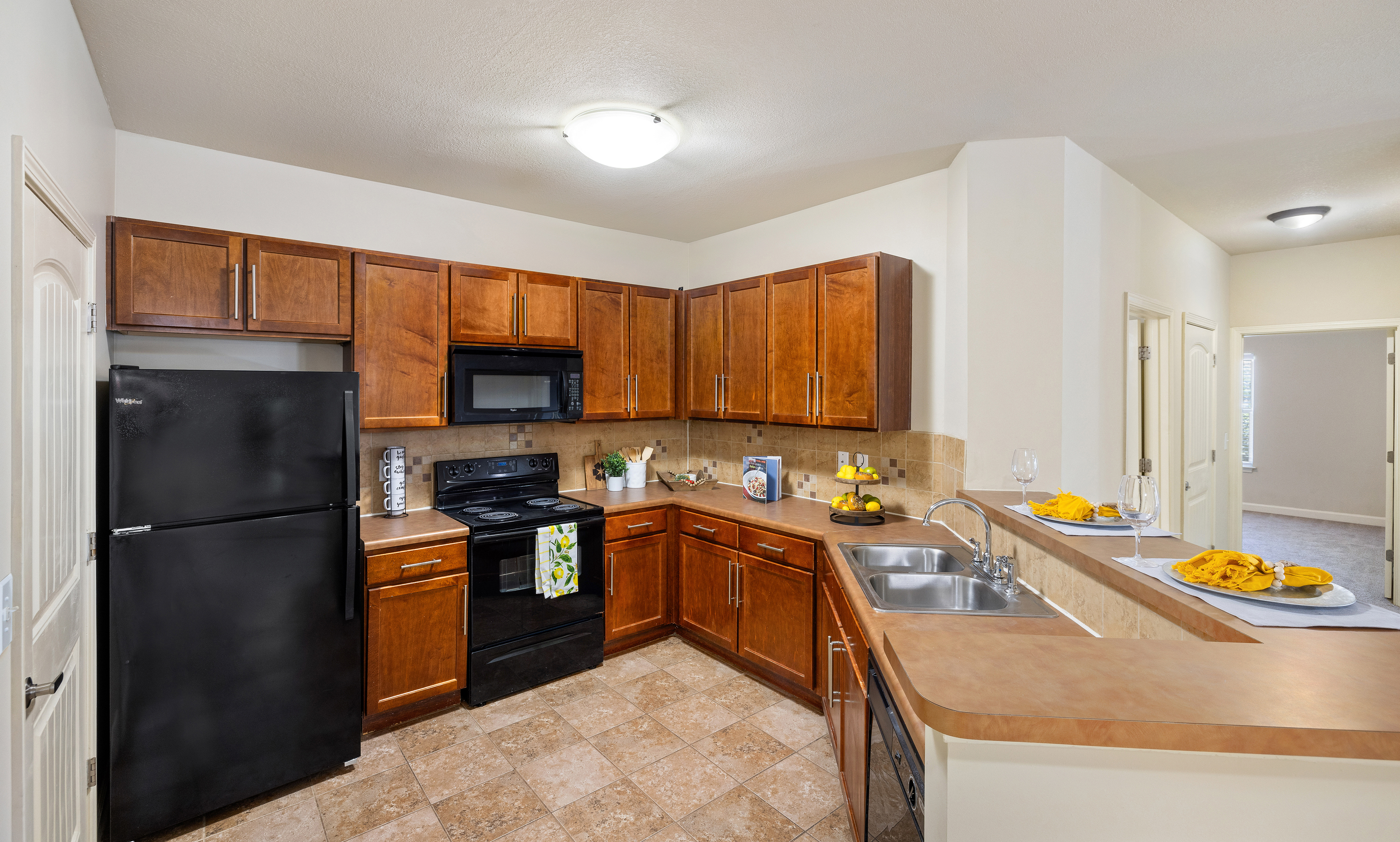 Kitchen at MAA Avala luxury apartment homes in Pooler, GA