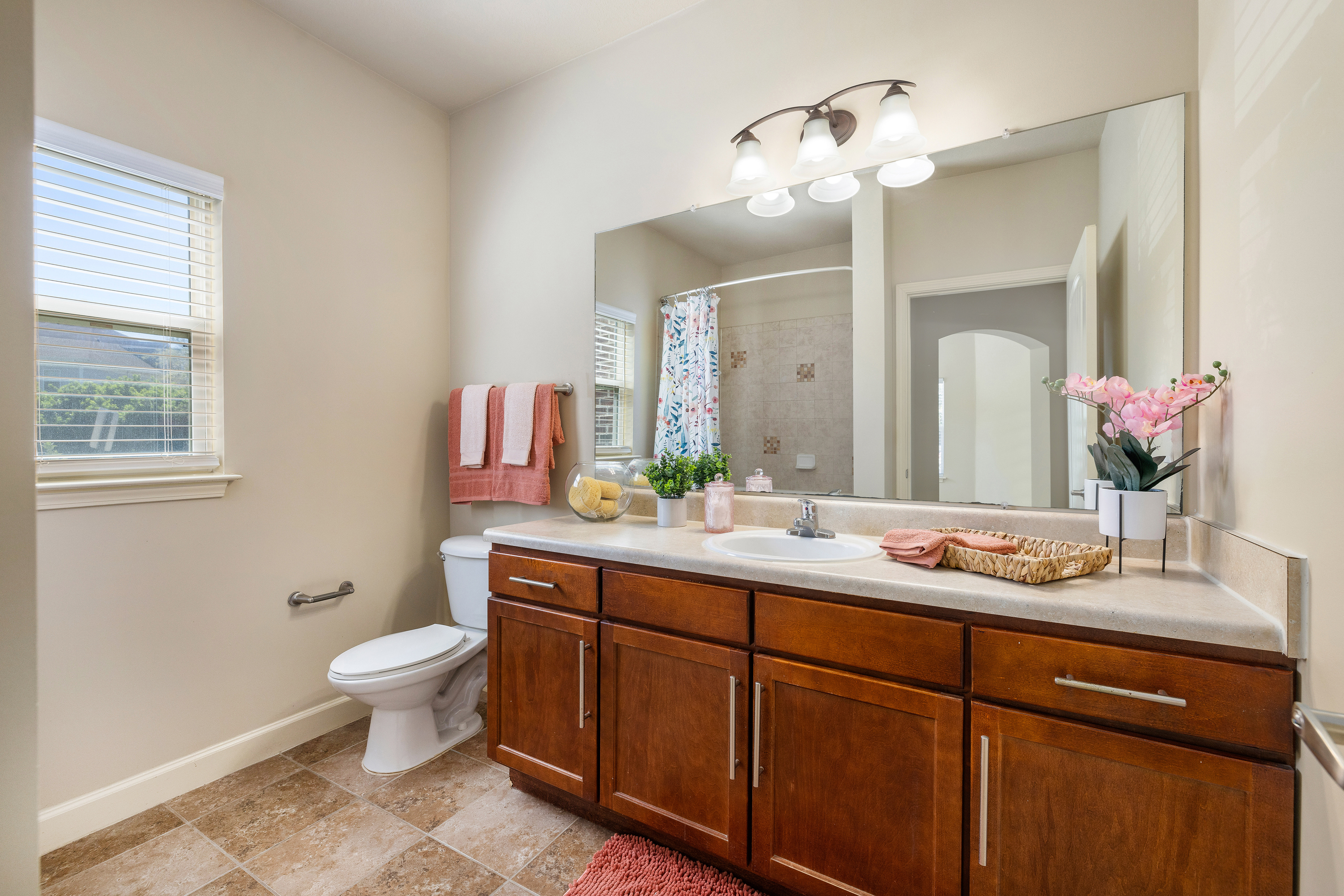 Bathroom at MAA Avala luxury apartment homes in Pooler, GA