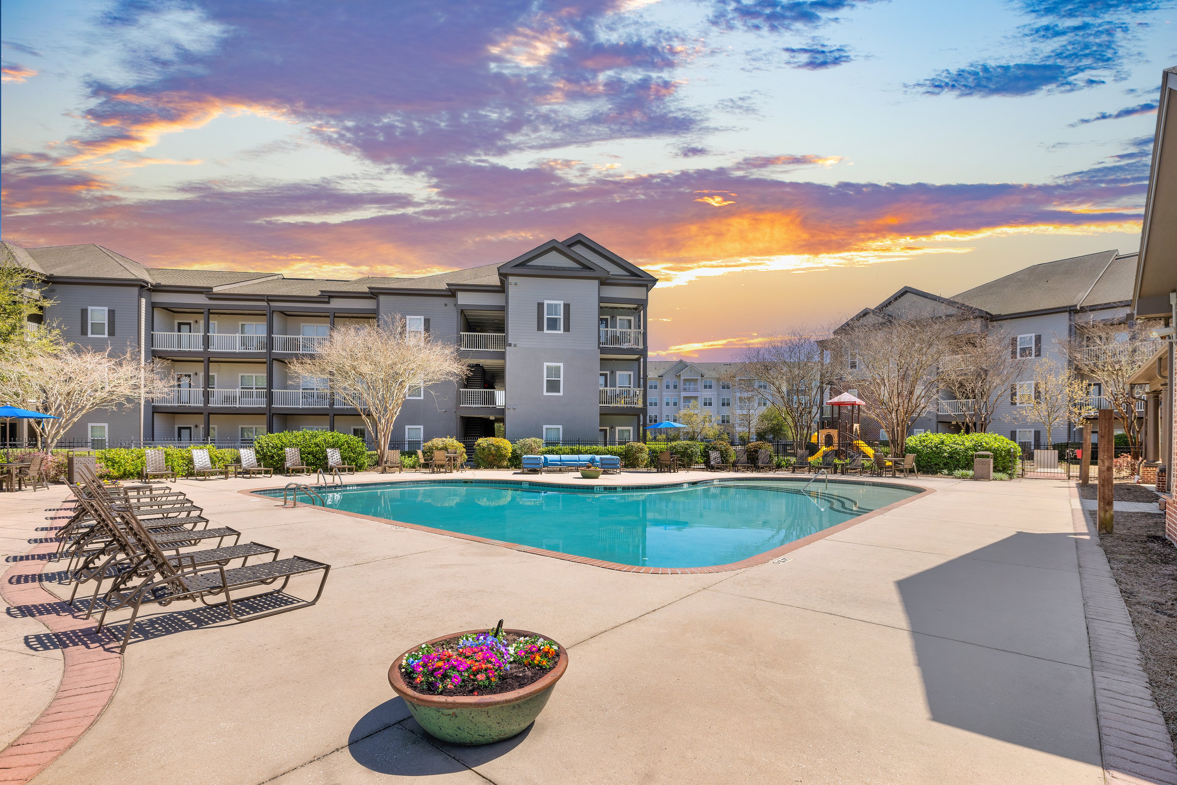 Pool at MAA Avala luxury apartment homes in Pooler, GA