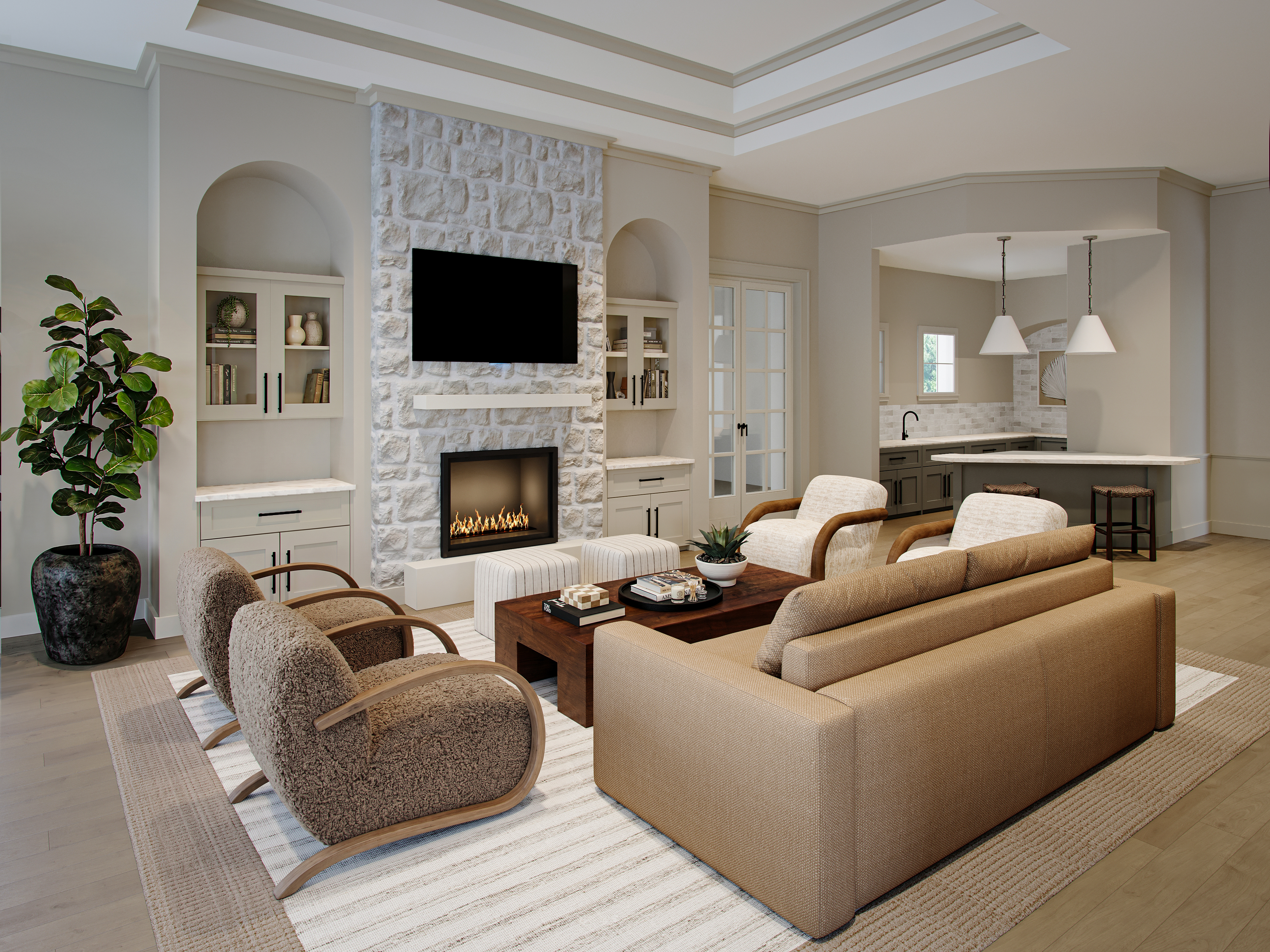 Lounge at MAA Benton Luxury apartment homes in Savannah, GA
